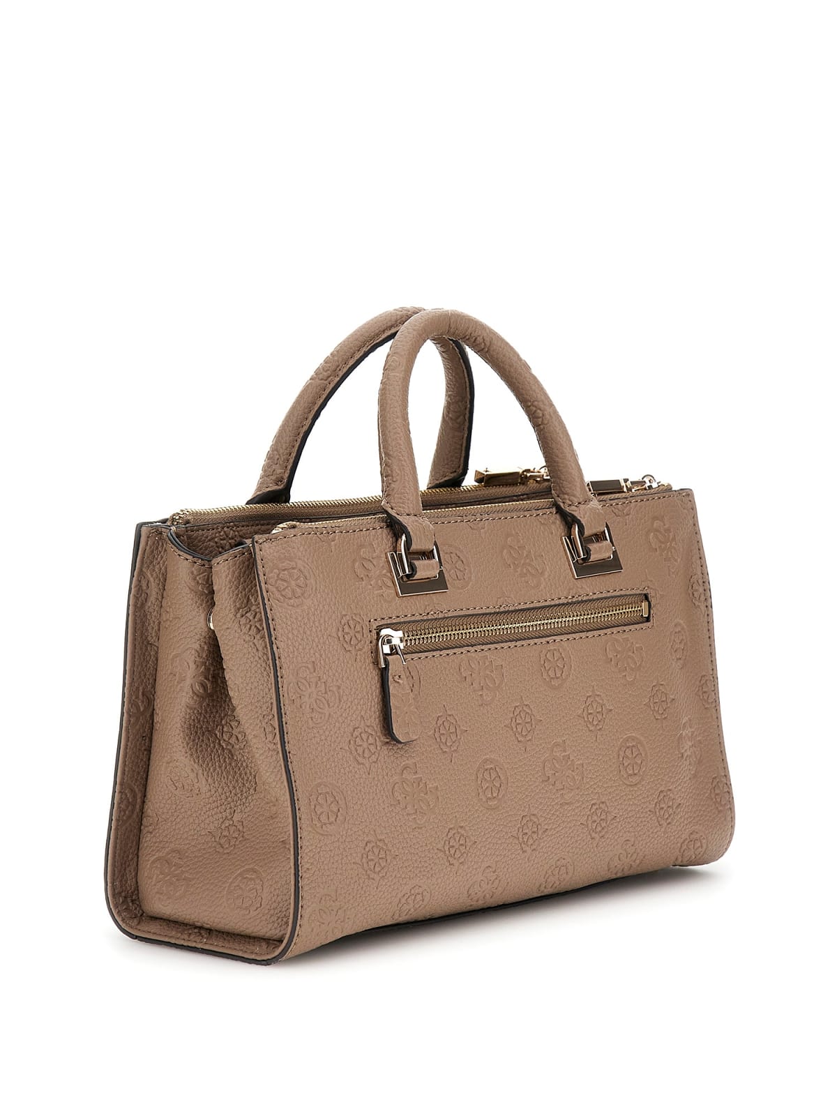 Håndveske | Crossbody | Mørk Taupe | Logoprint | CRESIDIA