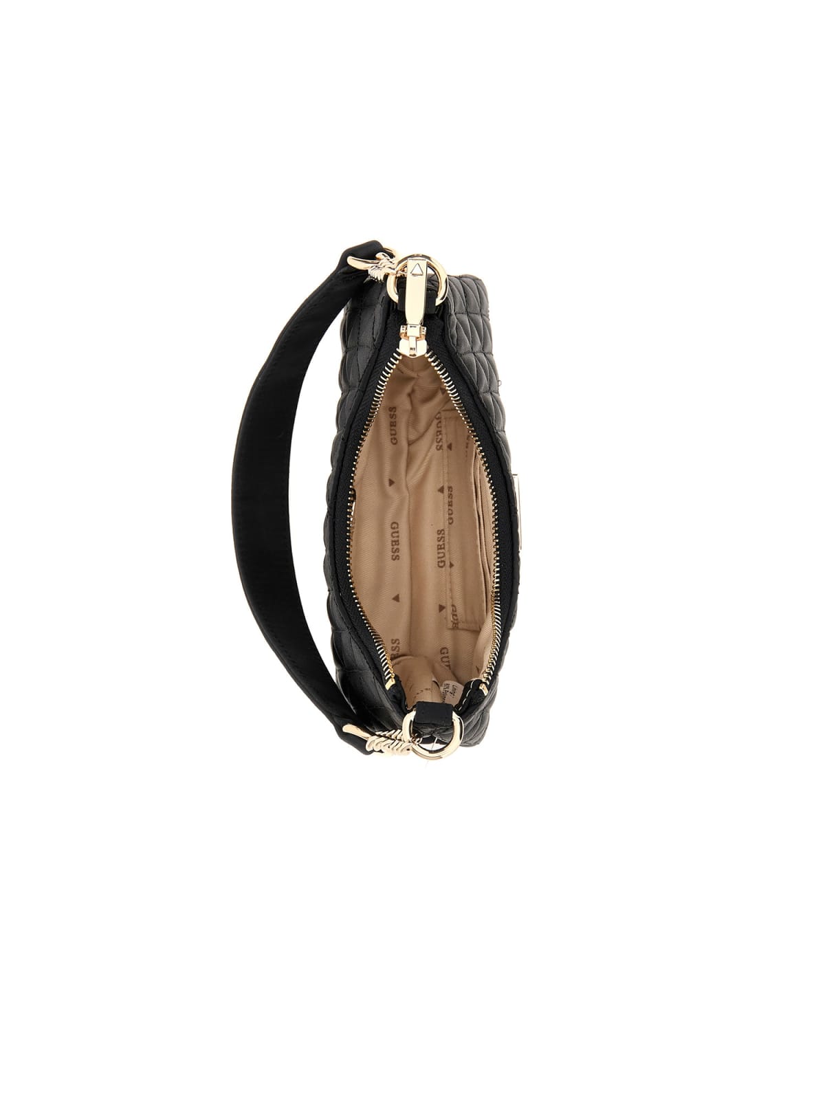 VELINA MINI TOP ZIP SHOULDER BLA
