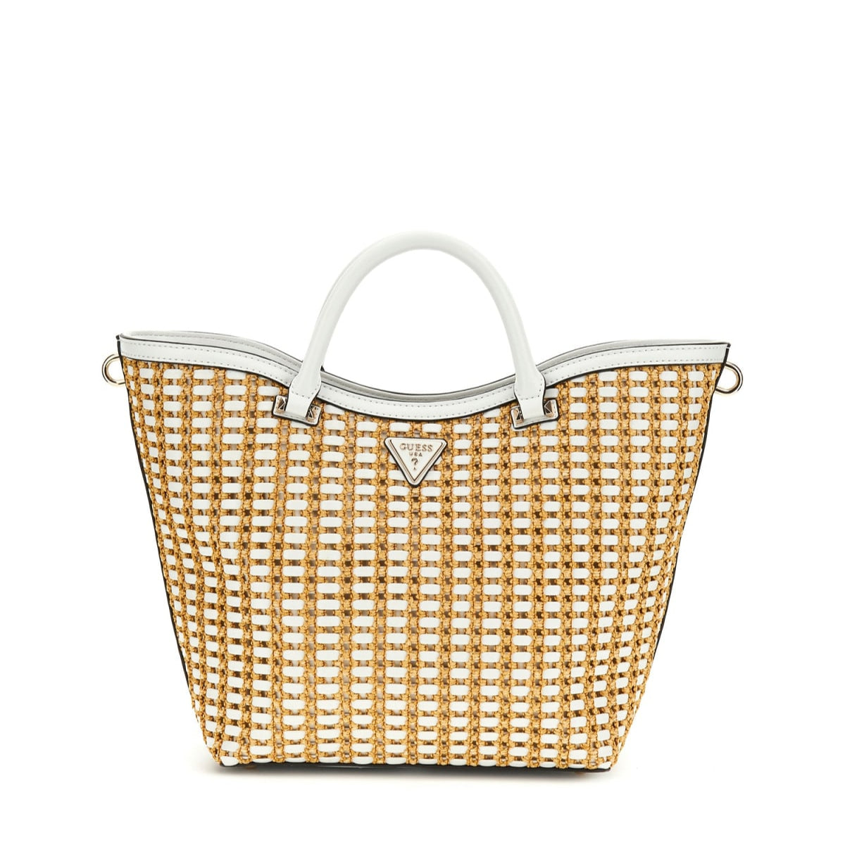 Håndveske | Natural/Hvit | Justerbar Langreim | ATALIA TOTE