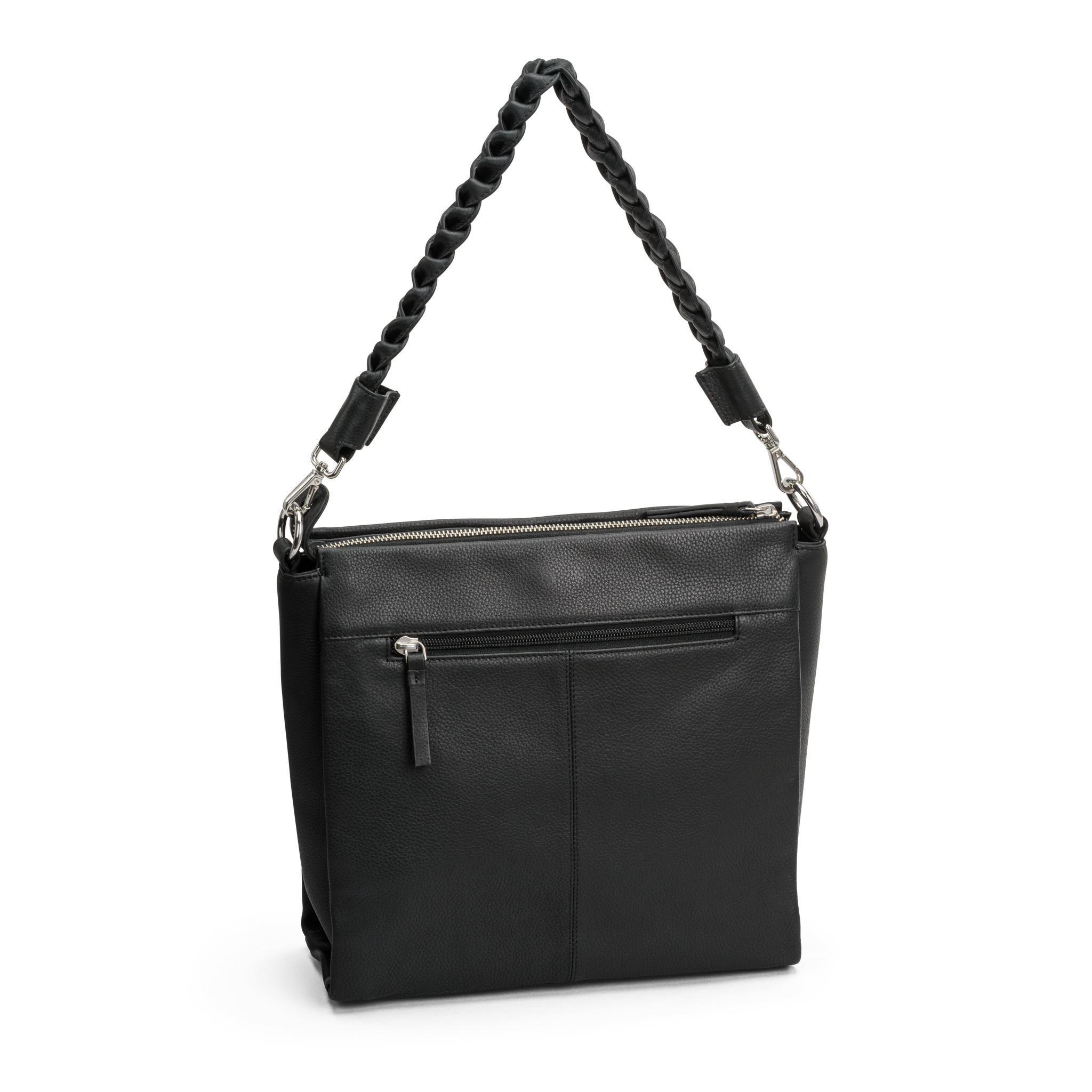 Skinnveske | Avtagbar reim | Sort | 3061104