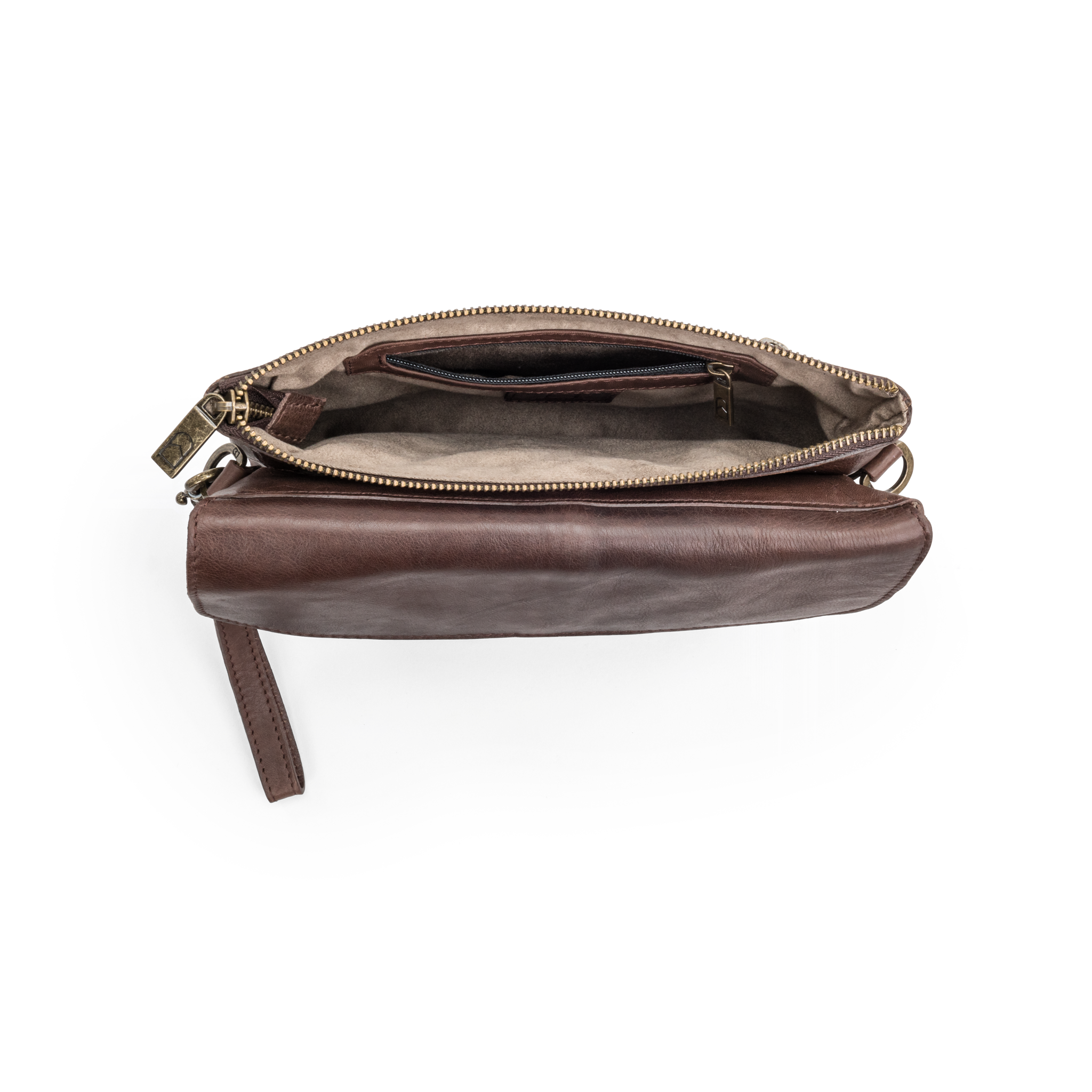 Crossbody | Skinnveske | Mørk brun | 3030138