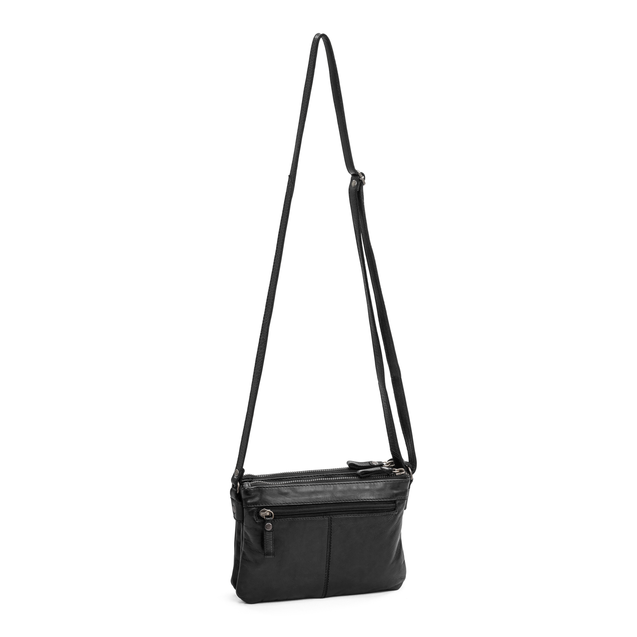 Crossbody veske | Sort | Regulerbar langreim | Vintage | 3040061