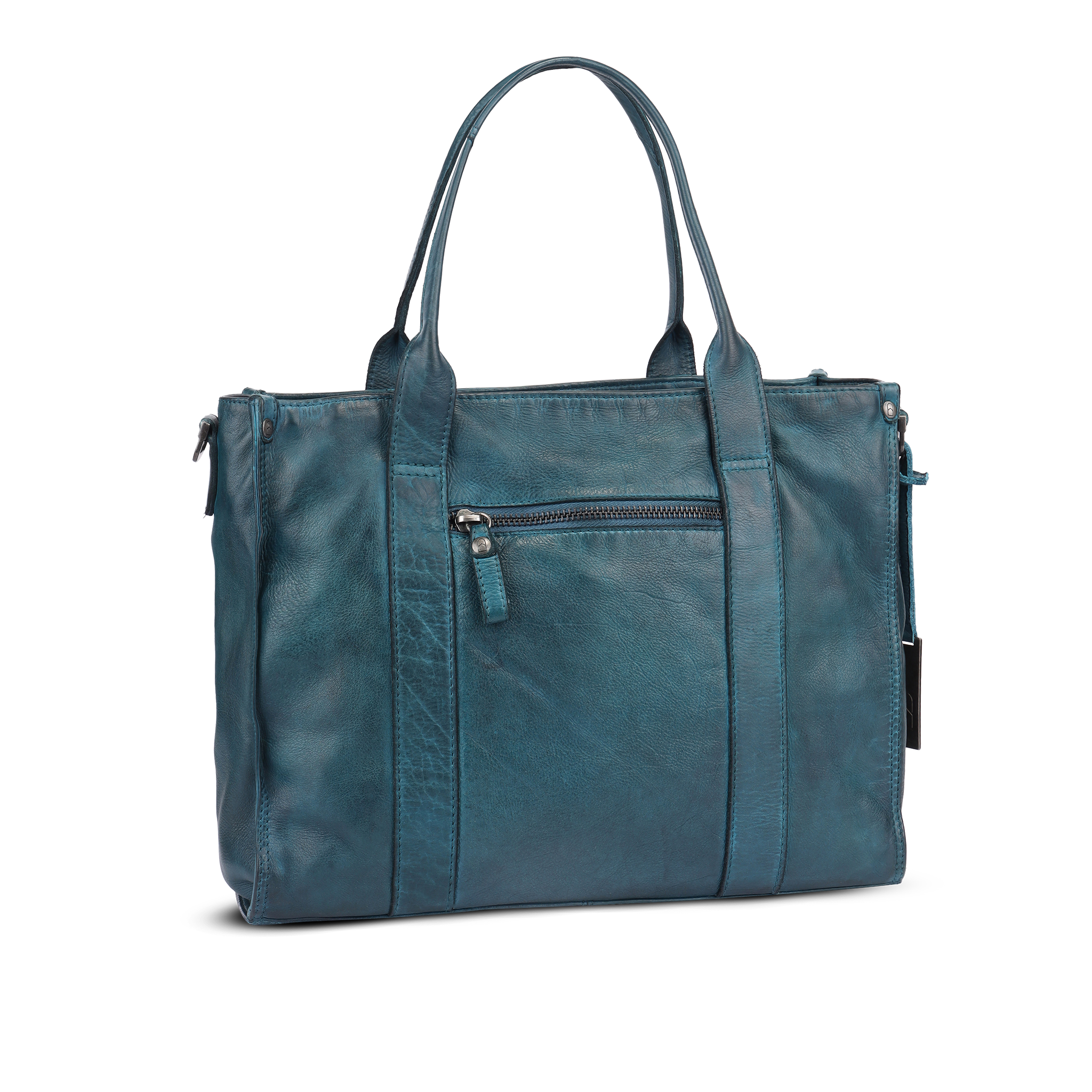 Skinnveske | Vintage look | Petrol | 3040092