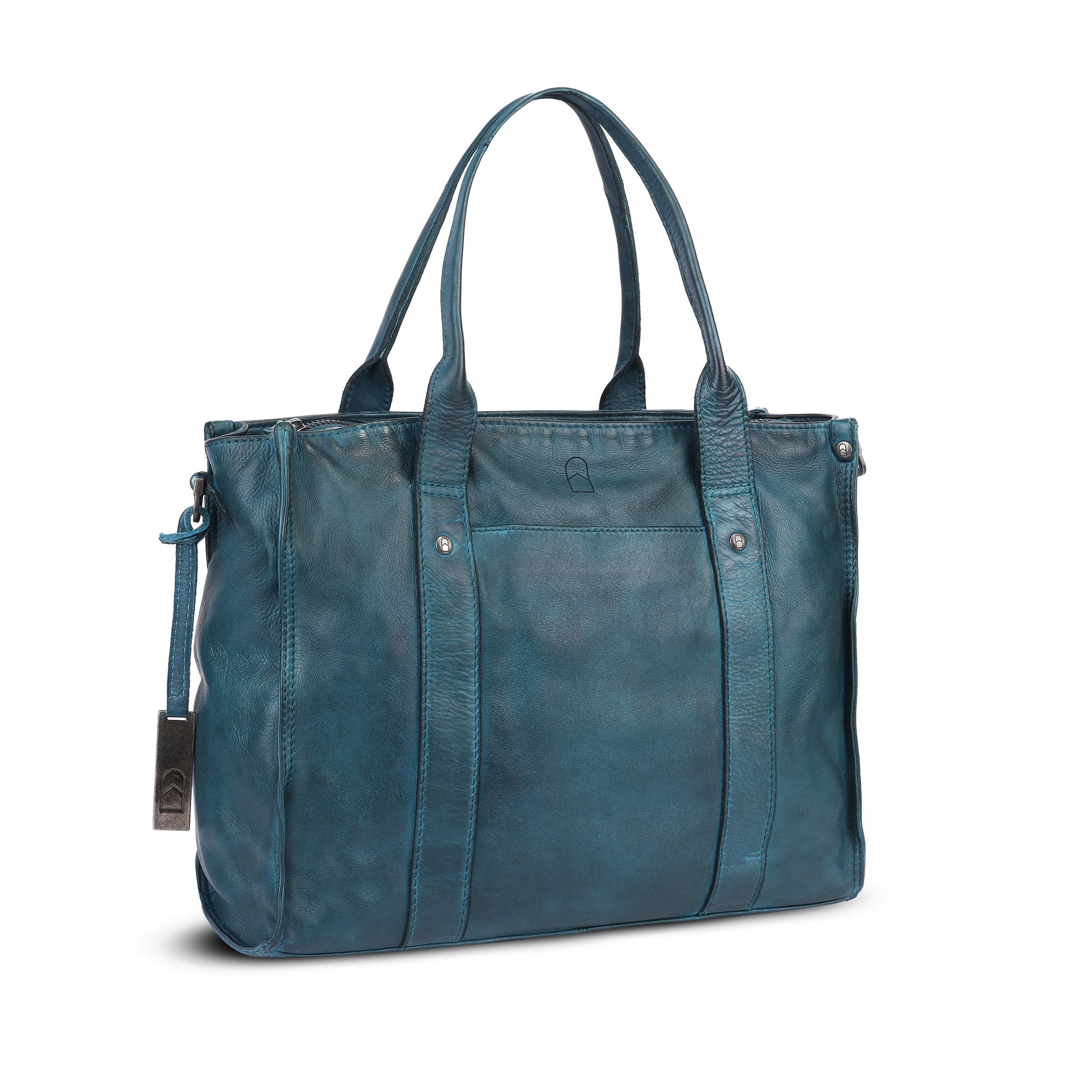 Skinnveske | Vintage look | Petrol | 3040092