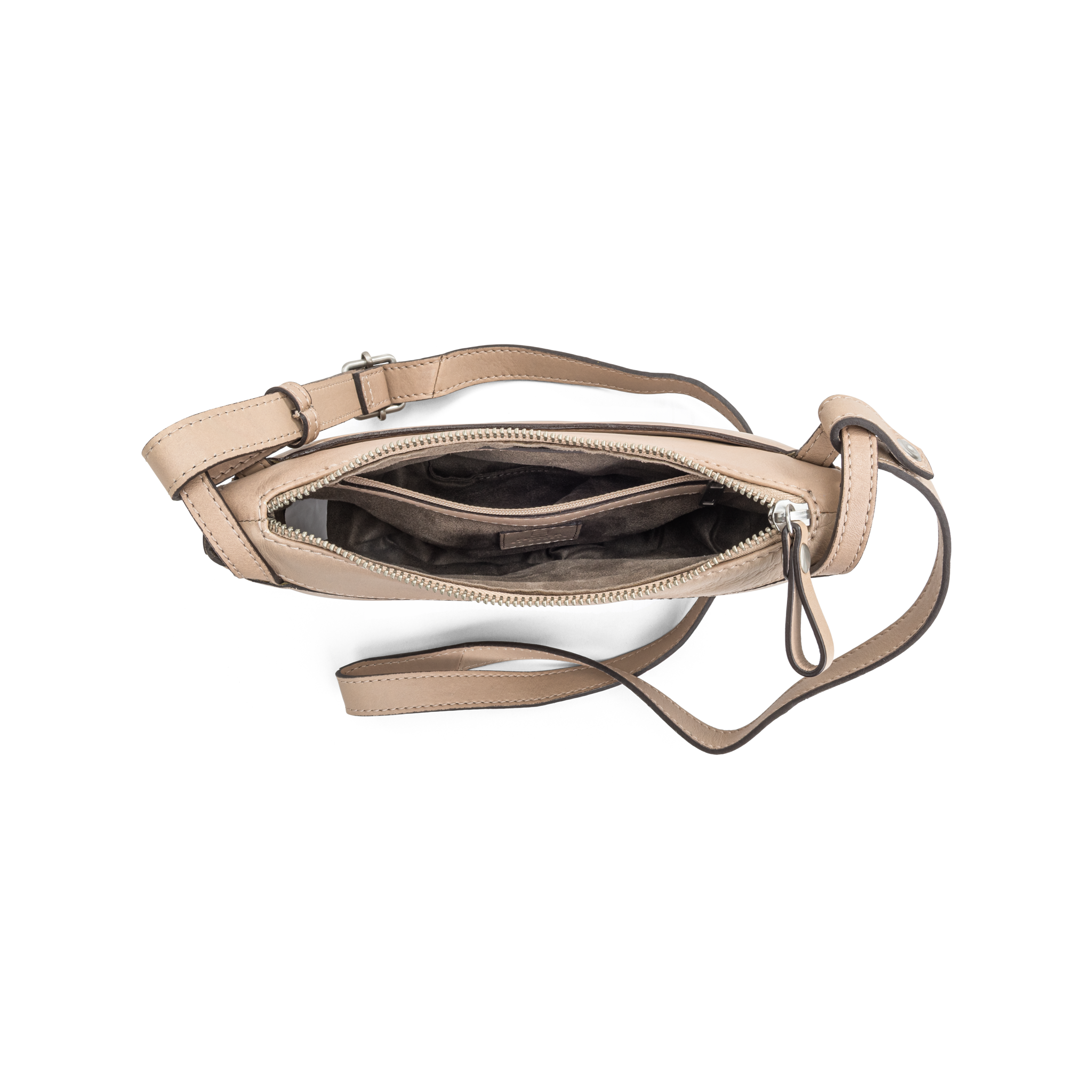 Skinnveske | To reimer | Klassisk | Beige | 3052036