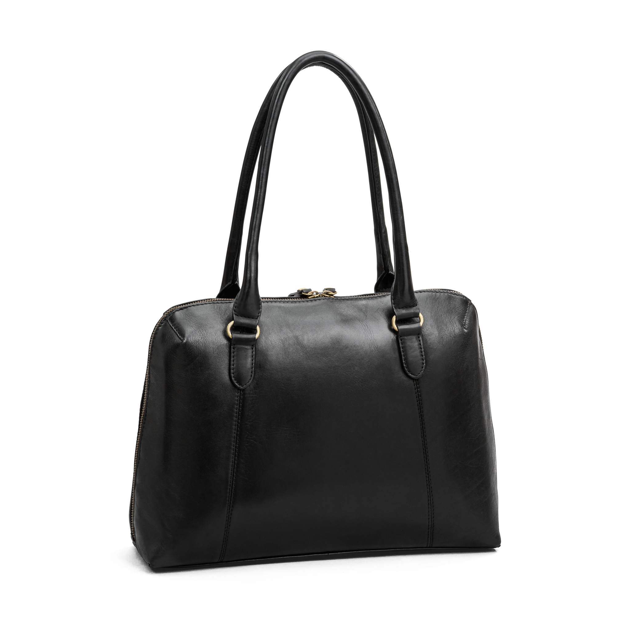 Jobbveske | Skinn | 12" | Sort | Klassisk | 3052048