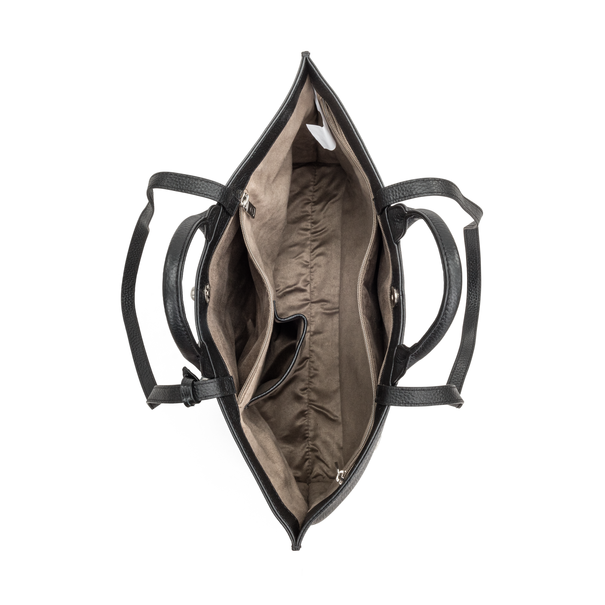 Skulderveske | Skinn | Sort | 3061144