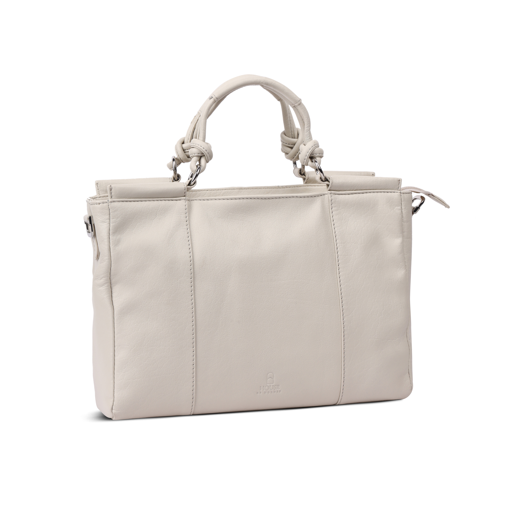 Håndveske | Skinn | Langreim | Beige | 3061148