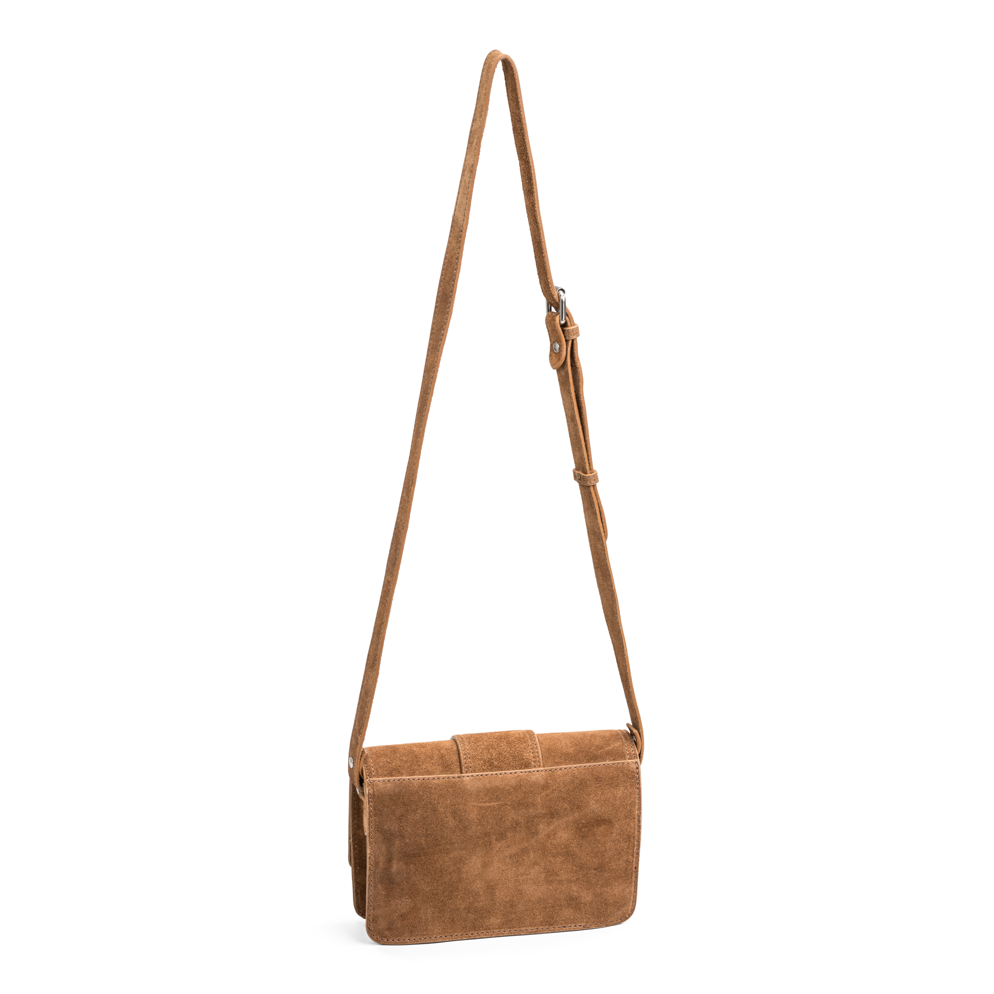 Klaffveske | Camel | Semsket skinn | 3070149