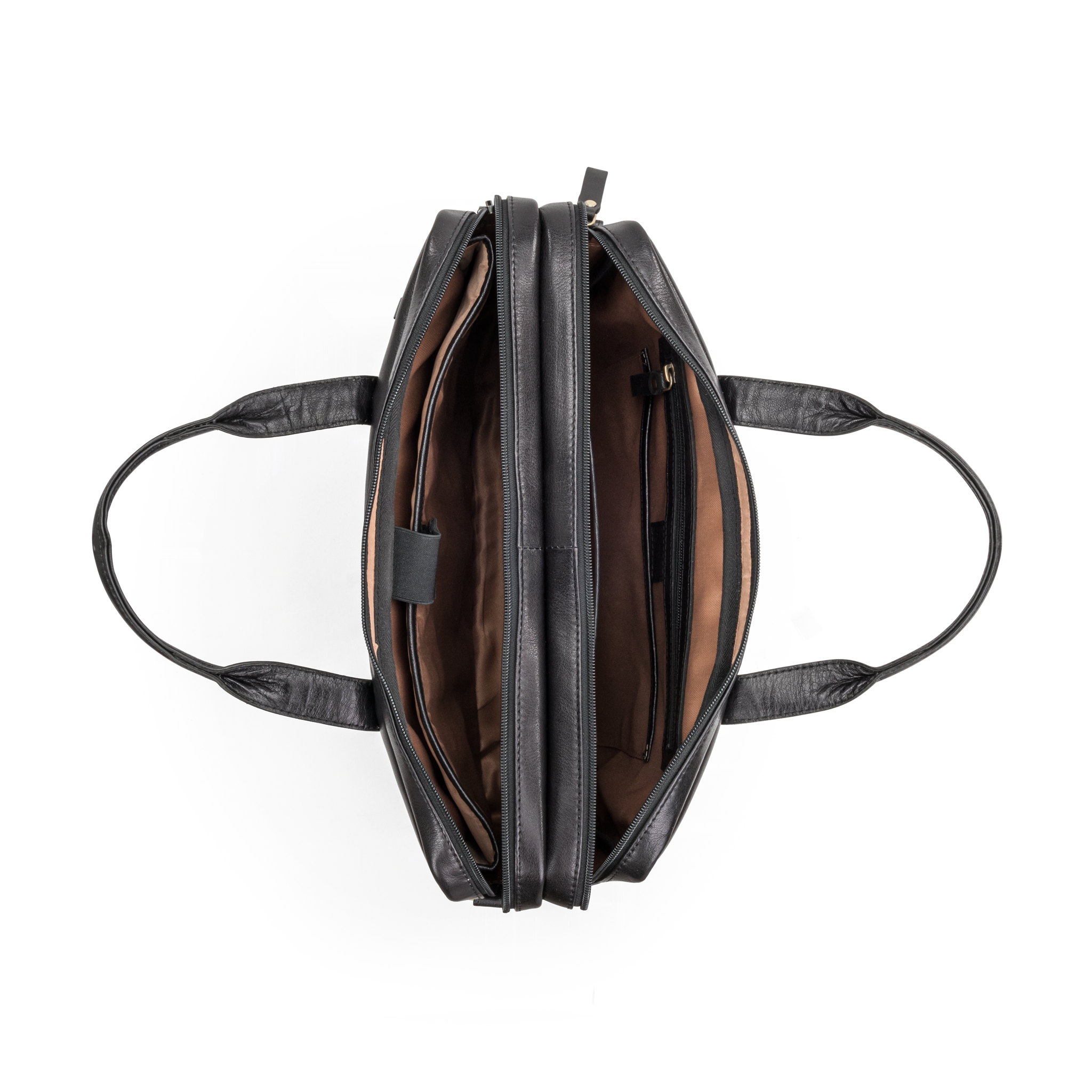 Pc veske | Sort | Skinn | To Hovedrom | 3080066