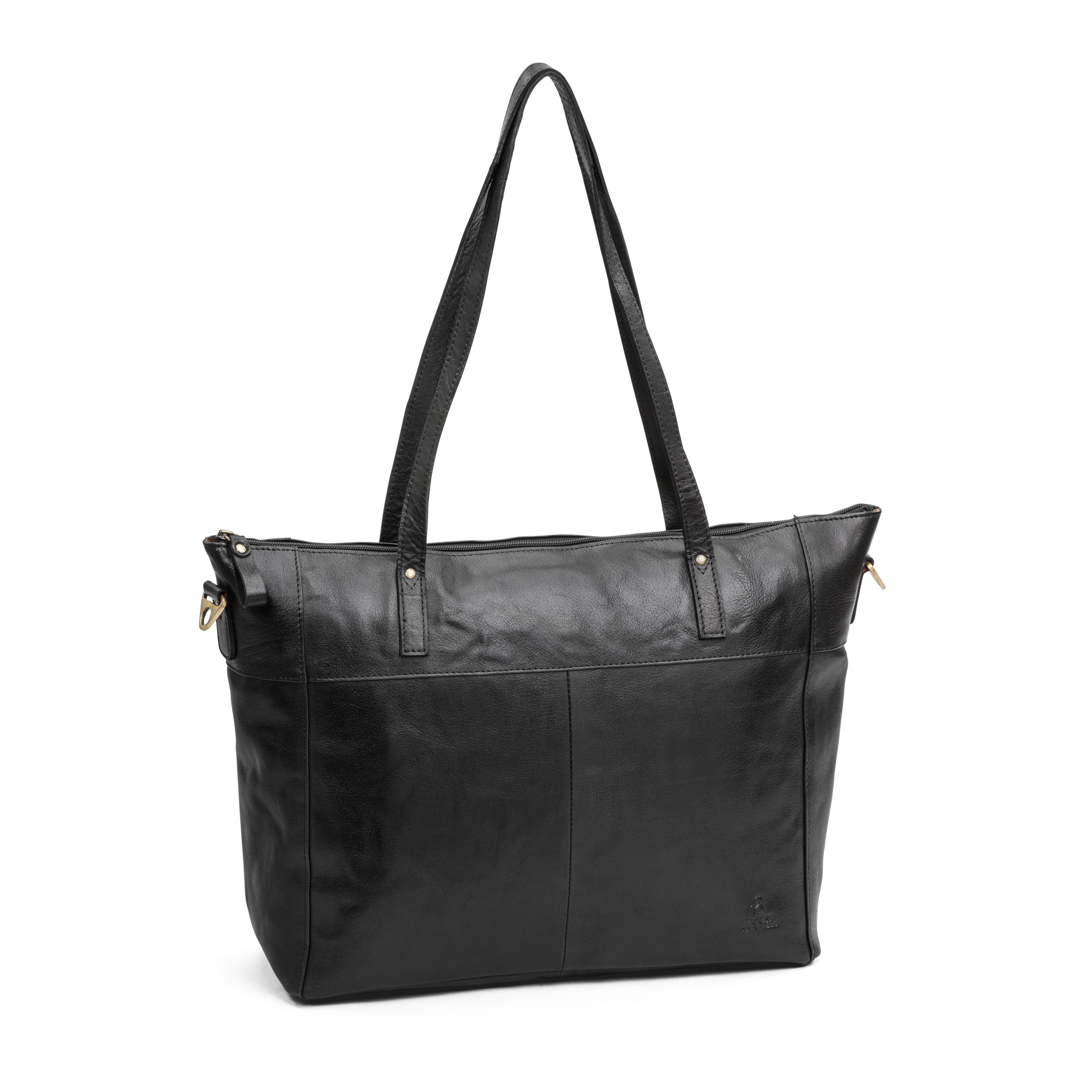 Jobbveske/Skoleveske | Sort | Skinn | 3080068