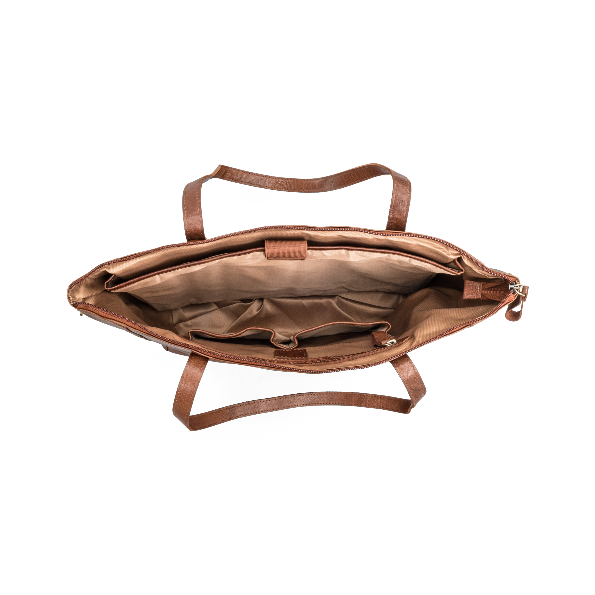 Jobbveske/Skoleveske | Cognac | Skinn | 3080068