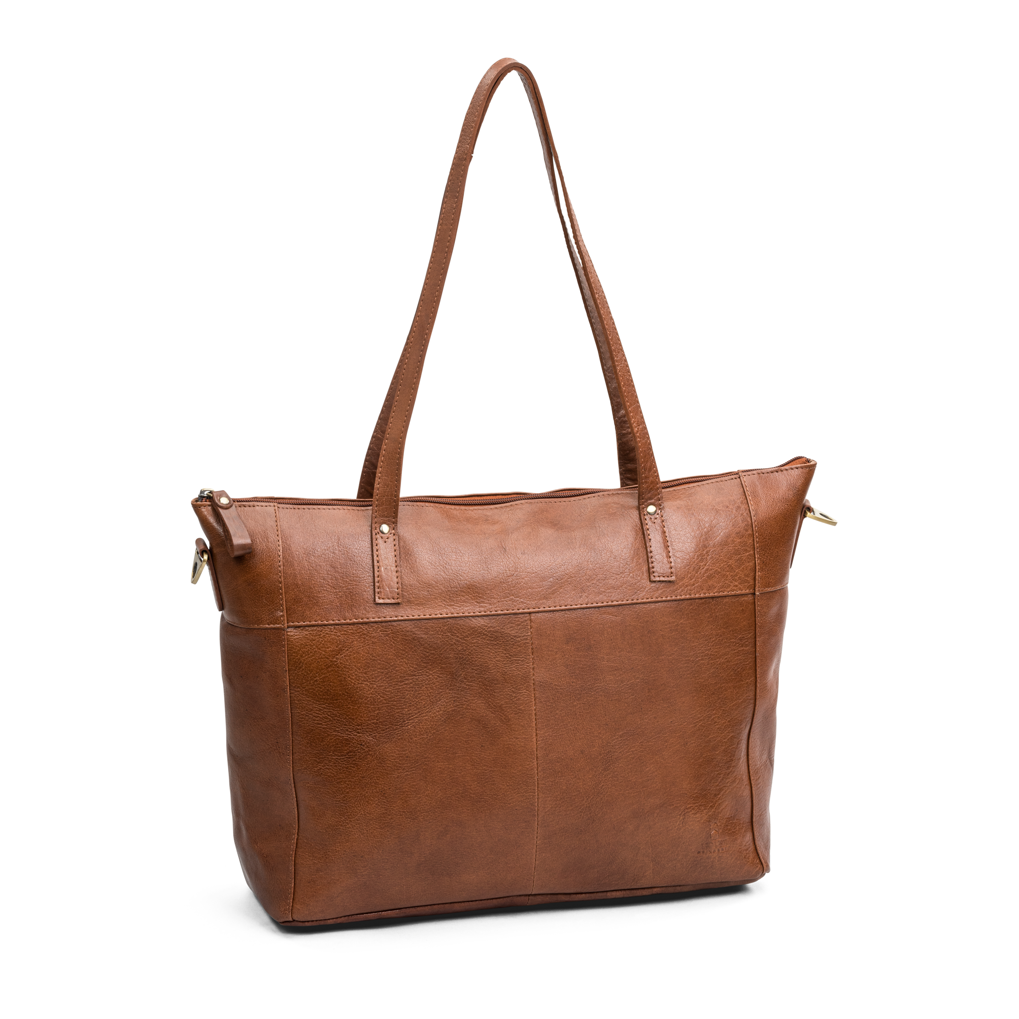 Jobbveske/Skoleveske | Cognac | Skinn | 3080068