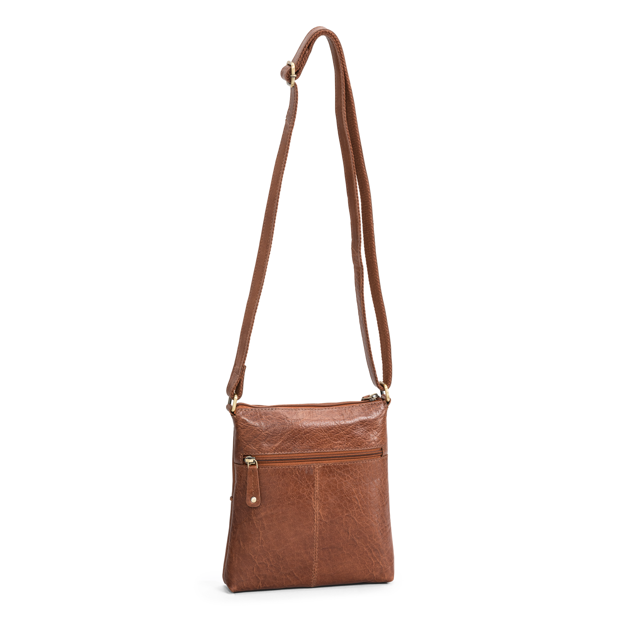 Skinnveske | Cognac | Crossbody | 3070099