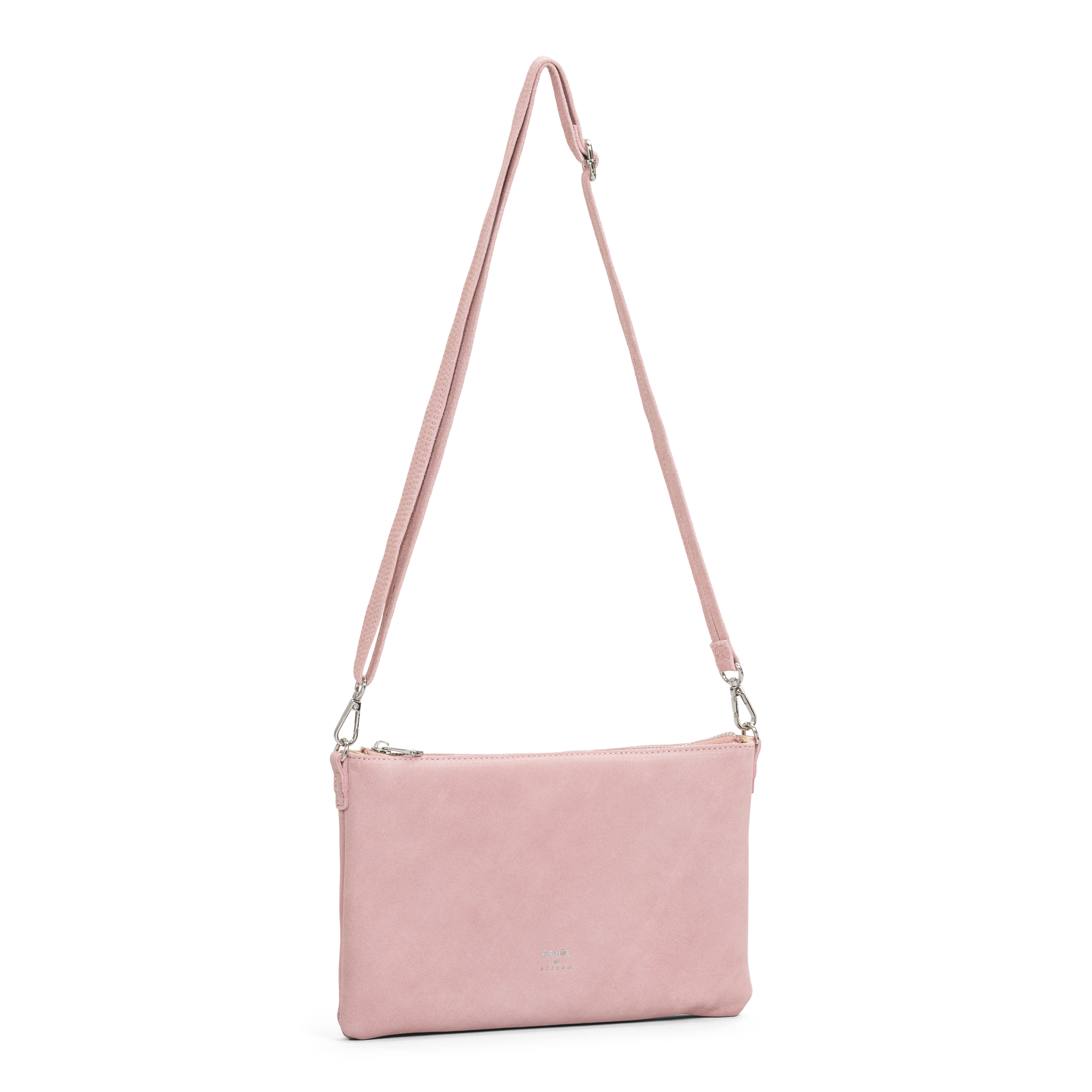 Semsket skinn | Crossbody | Rosa | 3070105 Sevilla