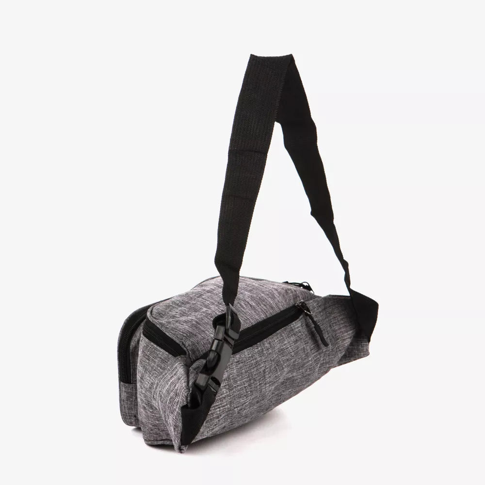 Bumbag | Stor | Polyerster | Mange rom | Grå