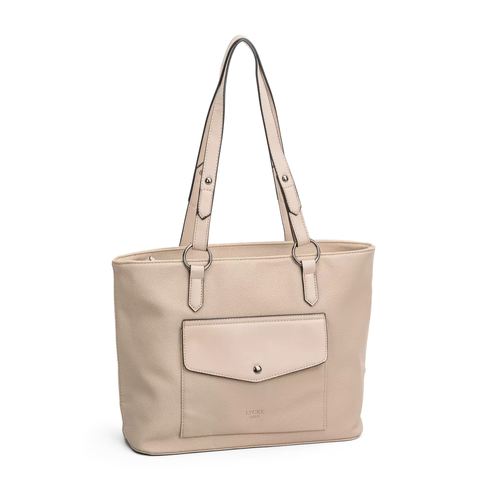 Veske | Stor | Romslig Hovedrom | Beige | Tote bag Dani