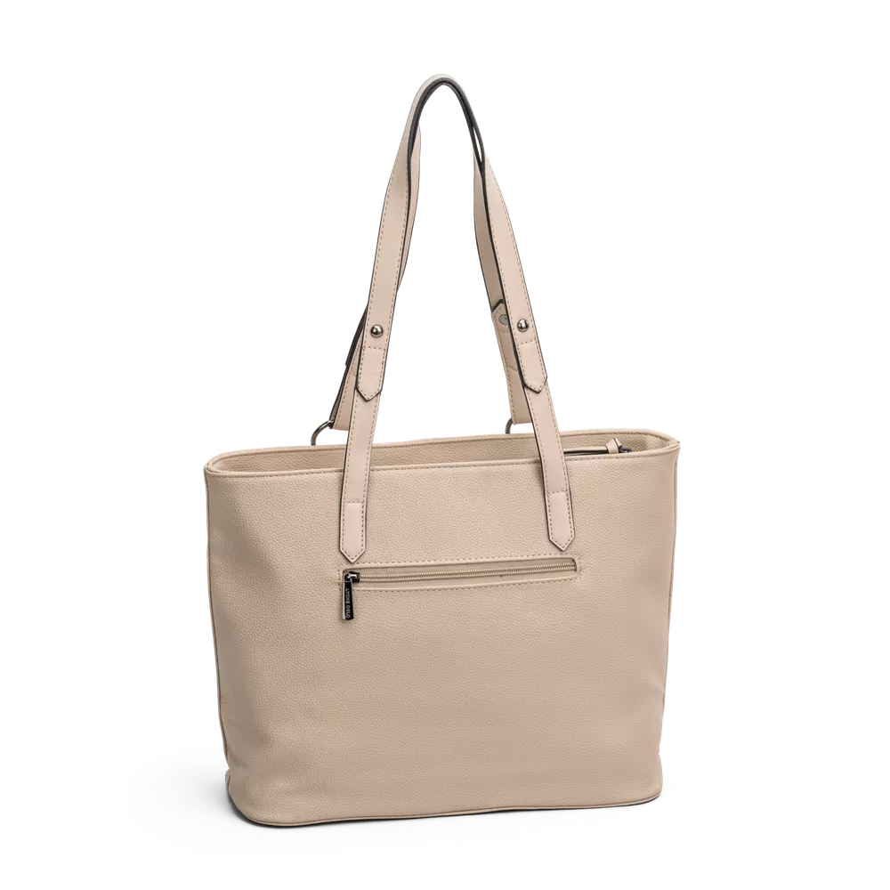 Veske | Stor | Romslig Hovedrom | Beige | Tote bag Dani