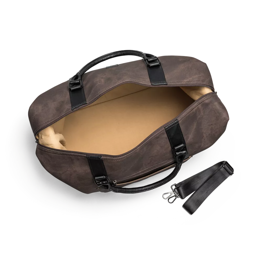 Weekend bag | Brun | Avtagbar Skulderstropp | Kim 8031502