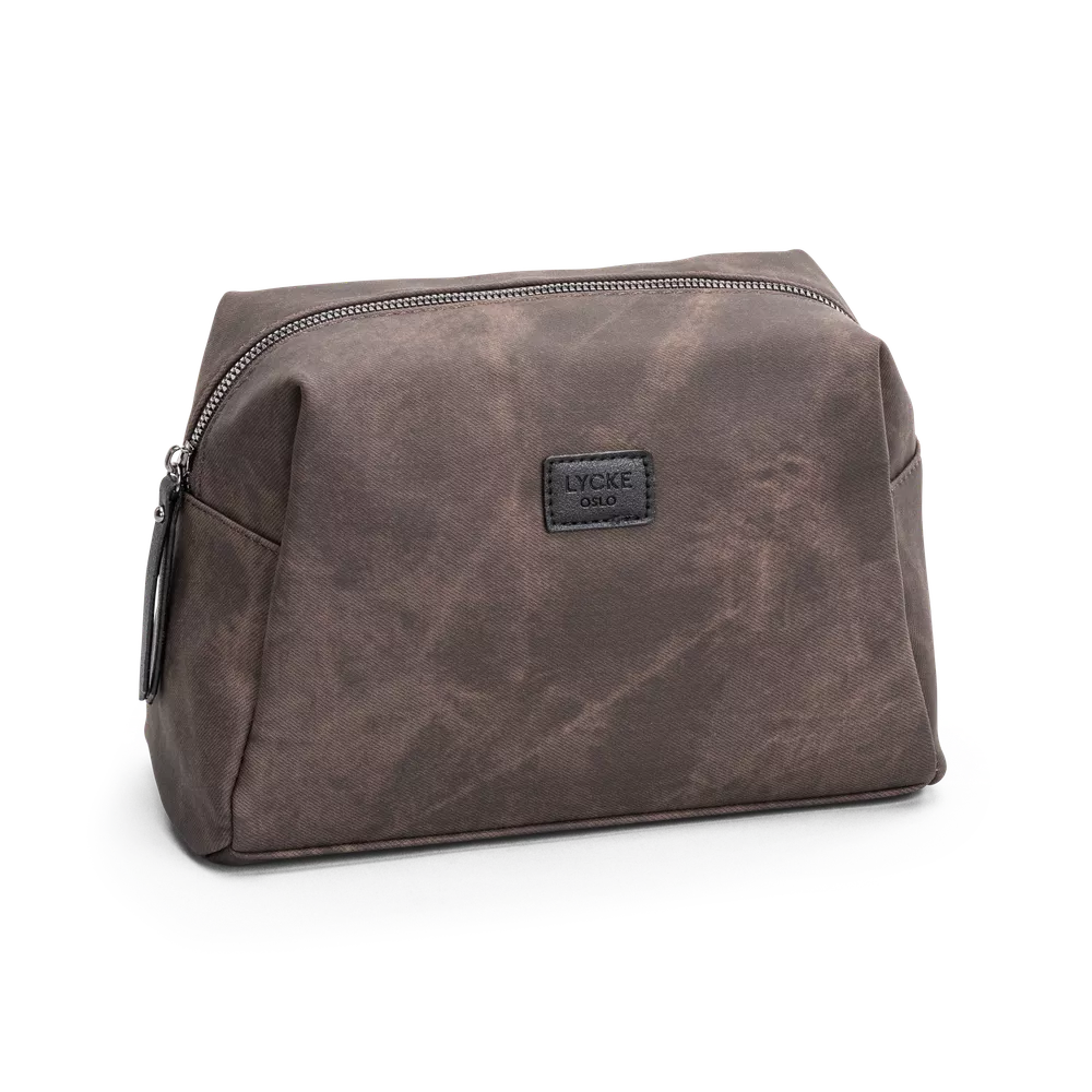 Toalettmappe | Medium | Inndelinger | Brun | Kim