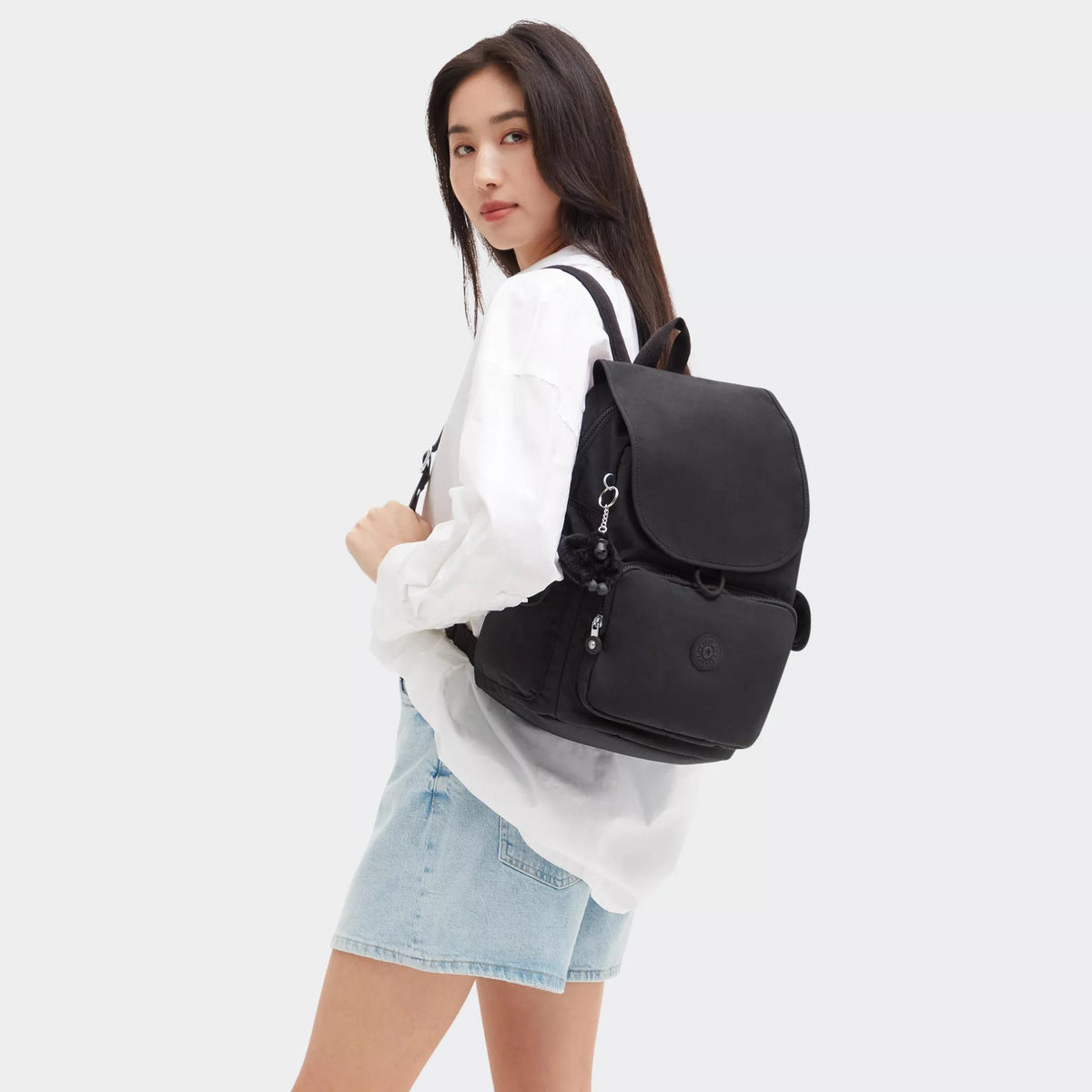Kipling City Pack ryggsekk 16L Kipling, Sort