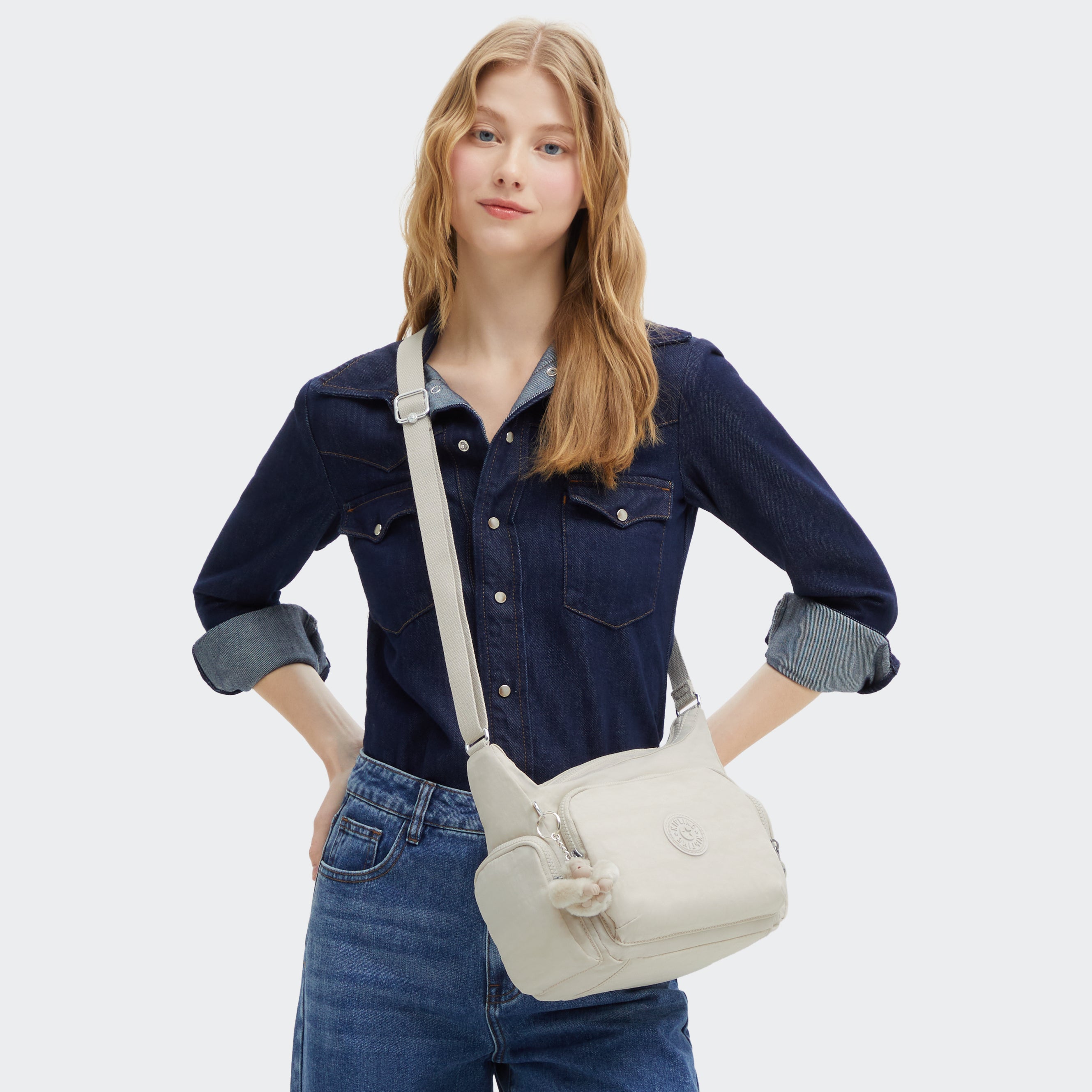Crossbody Veske | Mange lommer | Hideaway Beige | GABB S