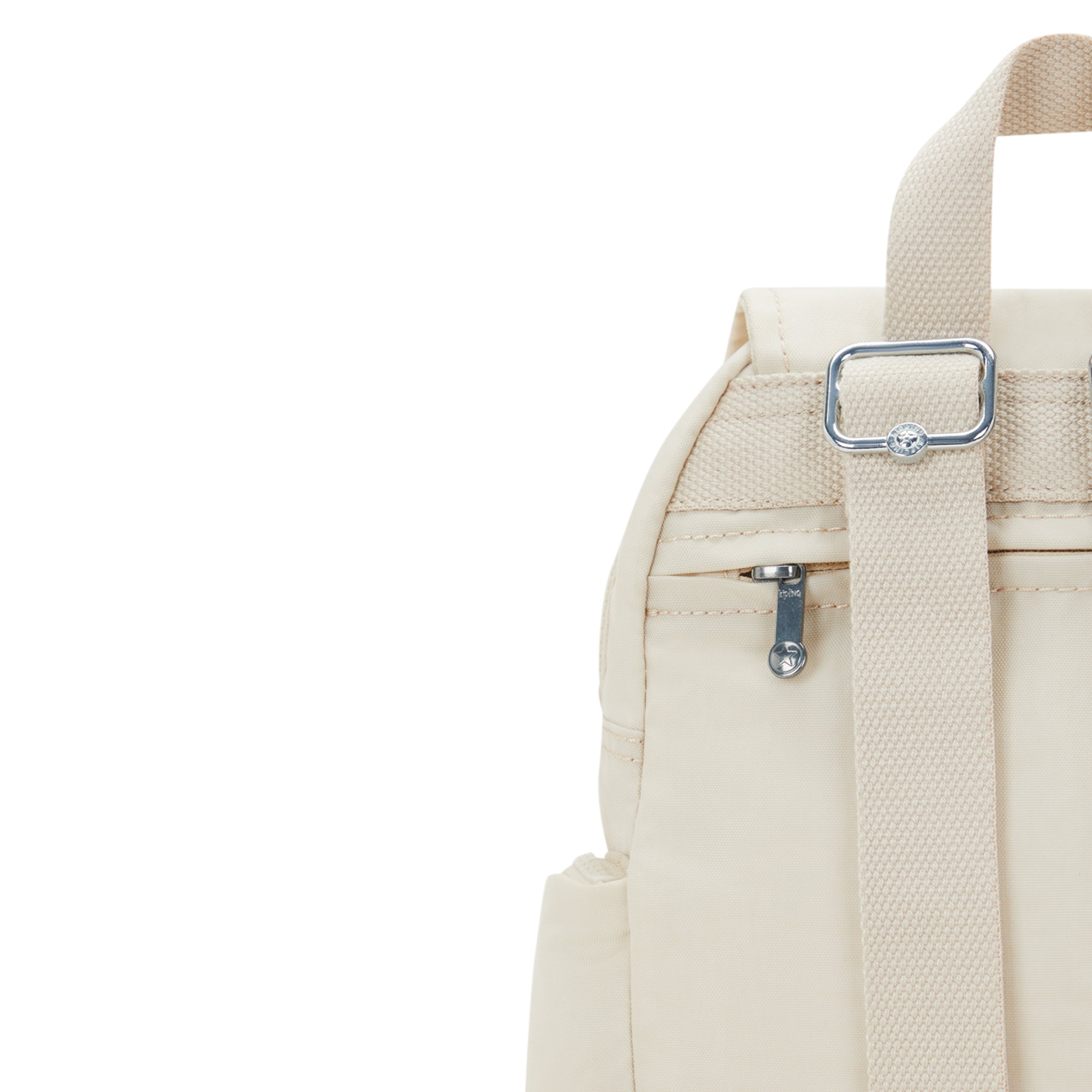 Ryggsekk | Beige | Vannavisende materiale | CITY ZIP MINI