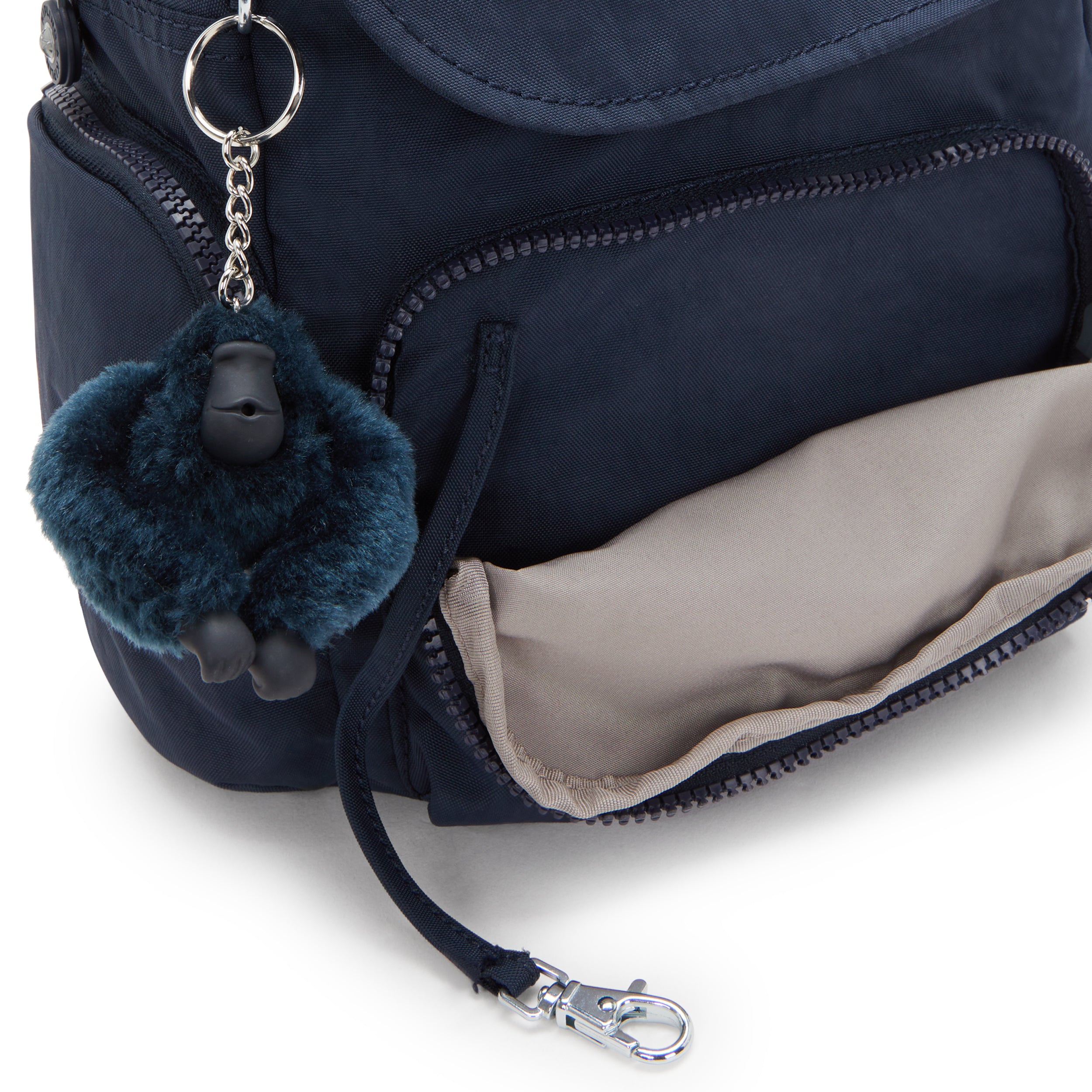 Ryggsekk | Blå | Vannavisende Materiale | CITY ZIP MINI