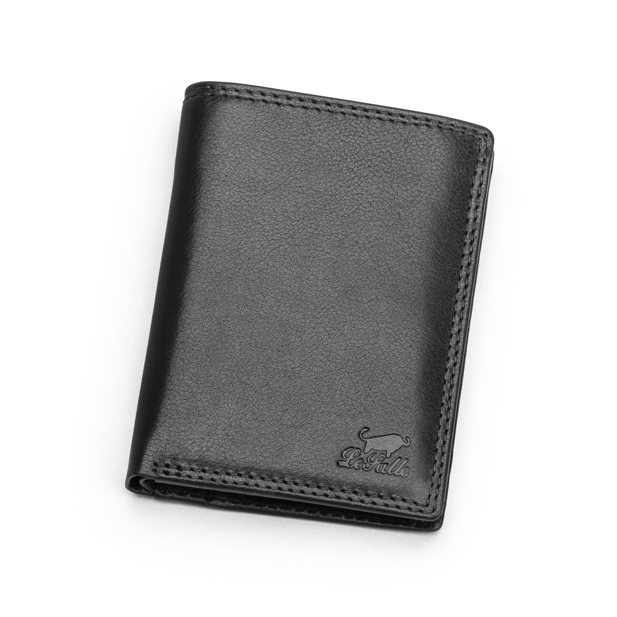 Lommebok | Skinn | Sort| Wallet medium Le Salle