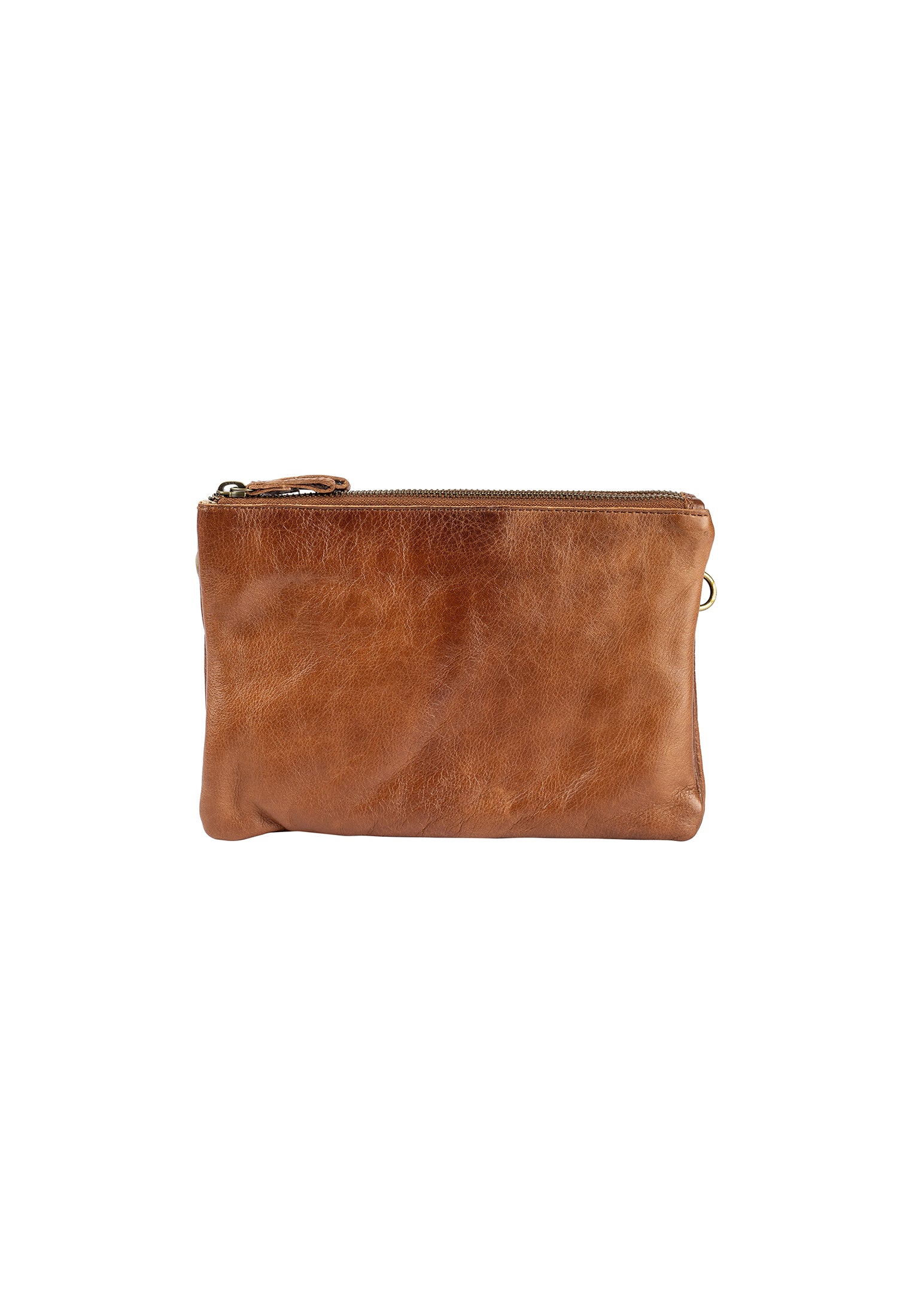 Oslo Urban Walnut liten skinnveske front side