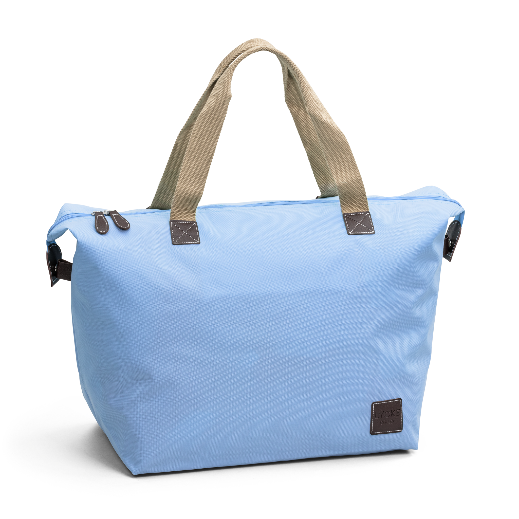 Weekend bag | Romslig Hovedrom | Lys blå | To Bærehåndtak | Tina