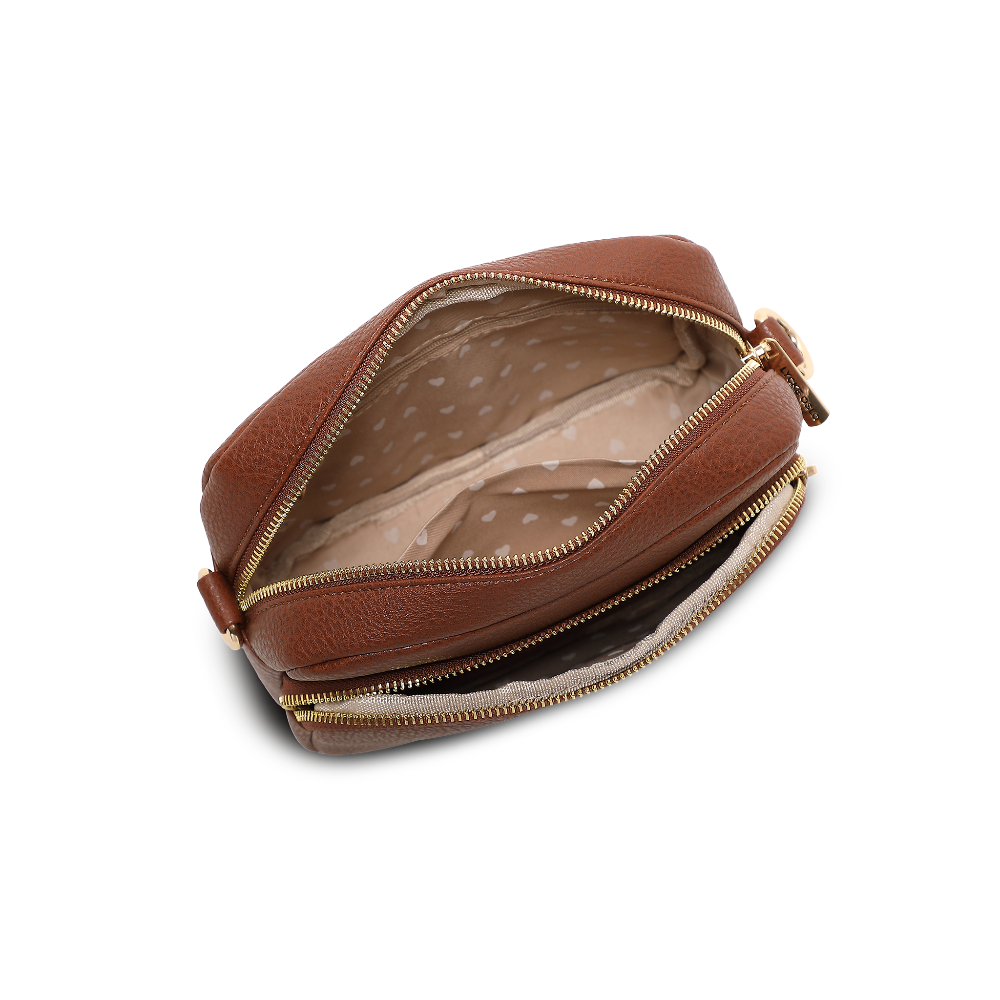 Crossbody veske | Brun | Utvendig lomme | 8043705 Alma