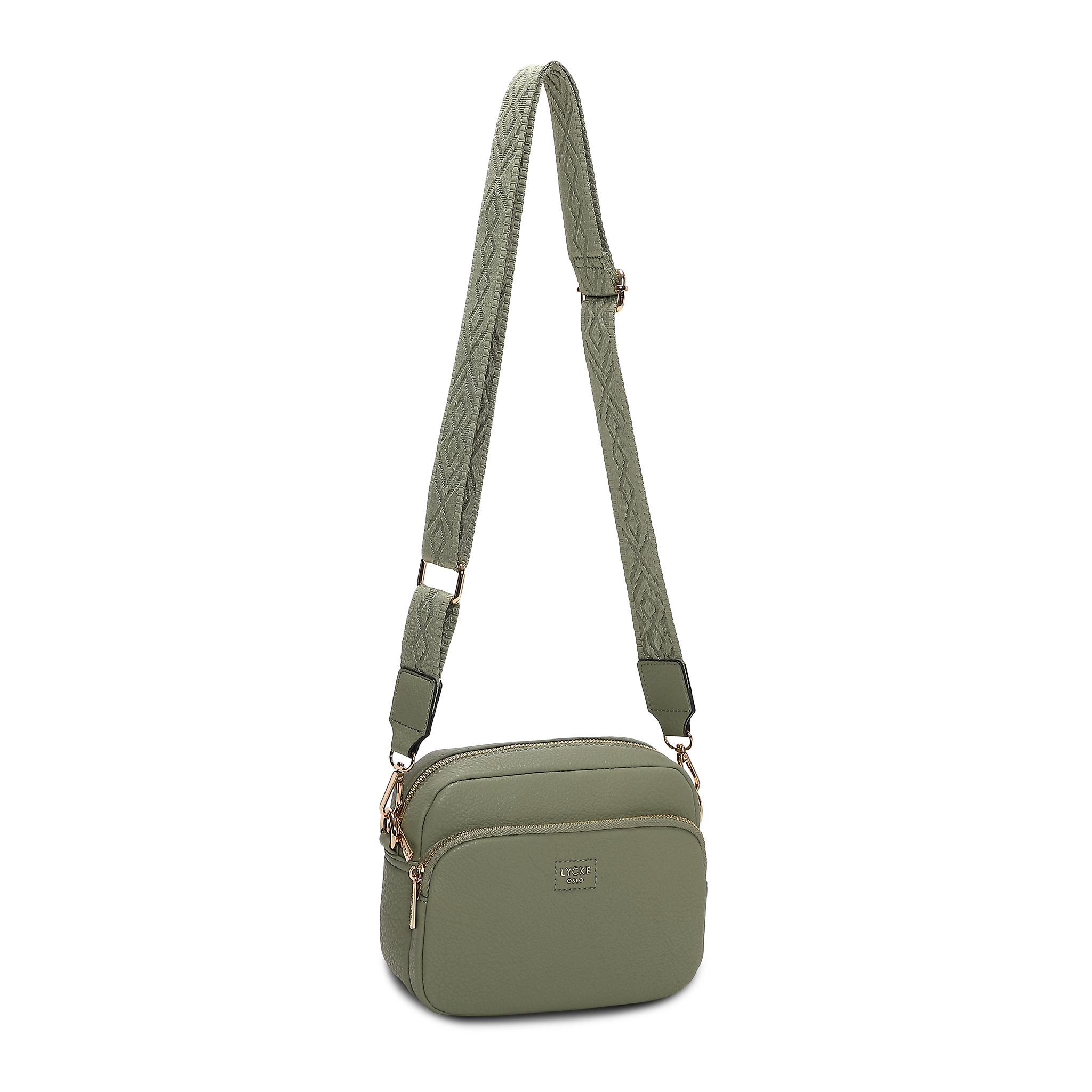 Crossbody veske | Grønn | Utvendig lomme | 8043705 Alma