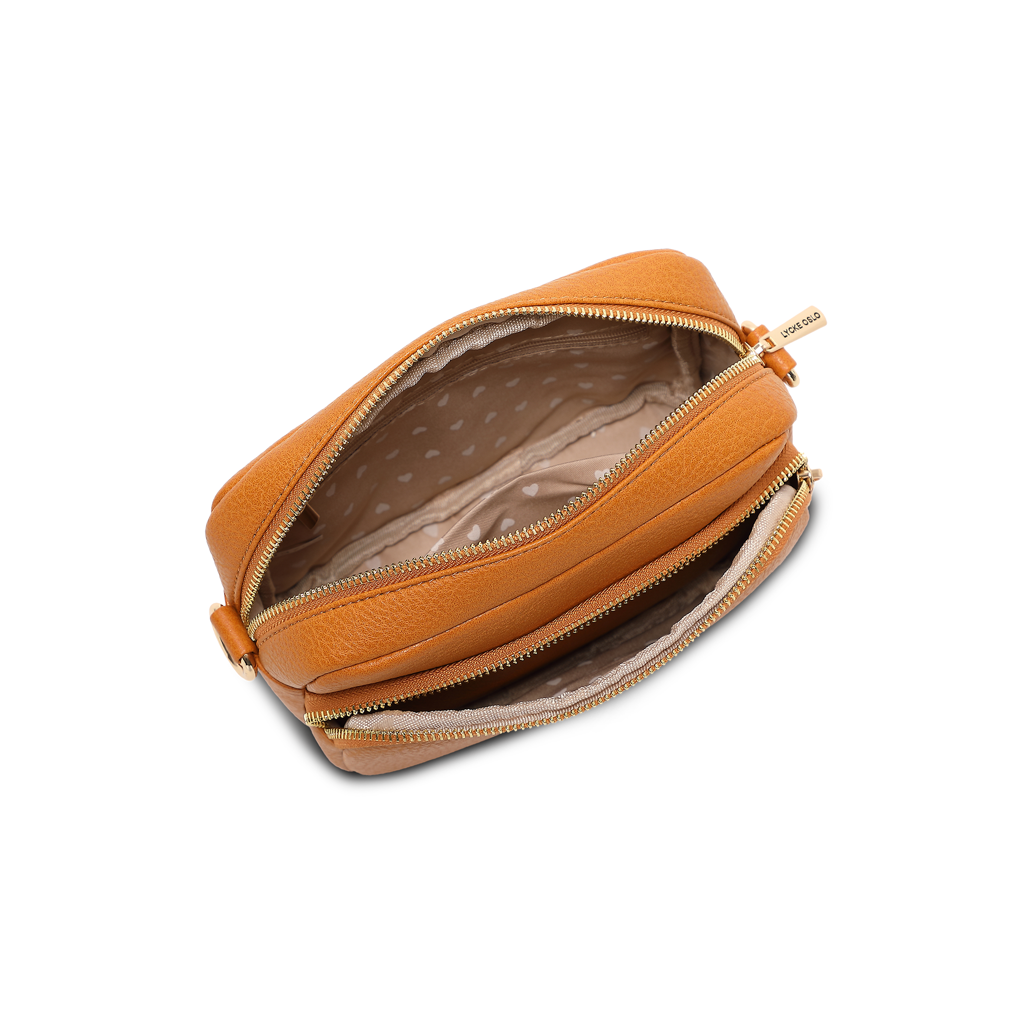 Crossbody veske | Mustard | Utvendig lomme | 8043705 Alma