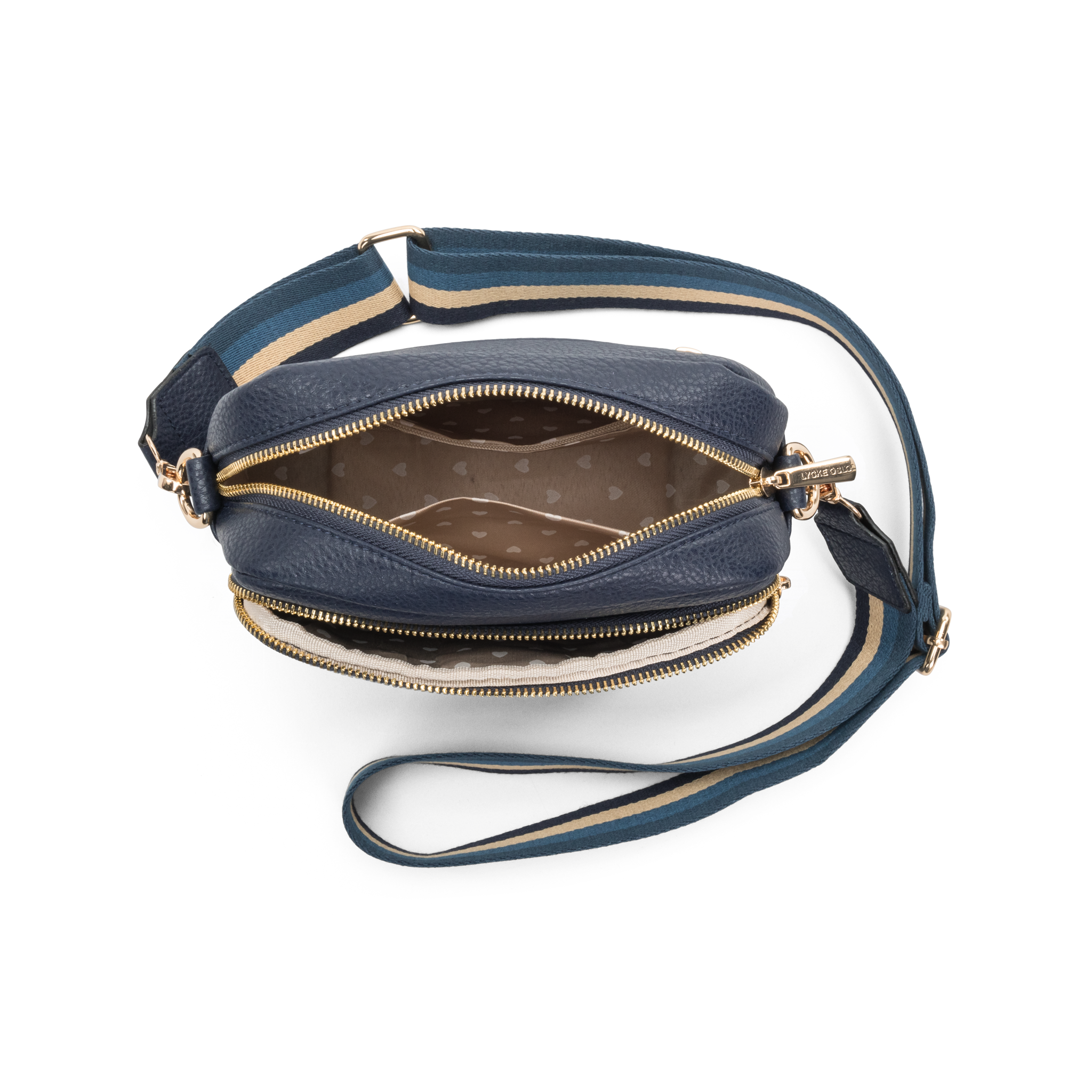 Crossbody veske | Navy | Utvendig lomme | 8043705 Alma