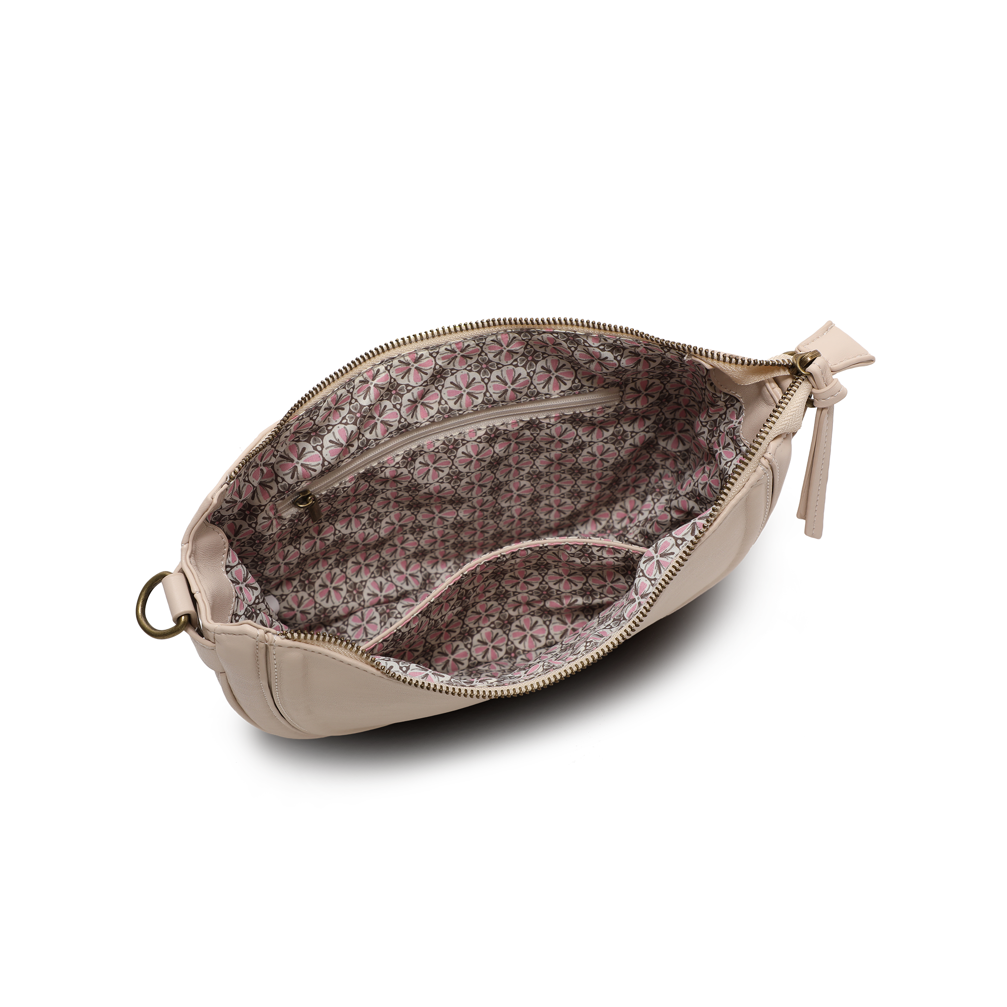 Crossbody-veske | Beige | Regulerbar reim | 8051303 Kongsberg