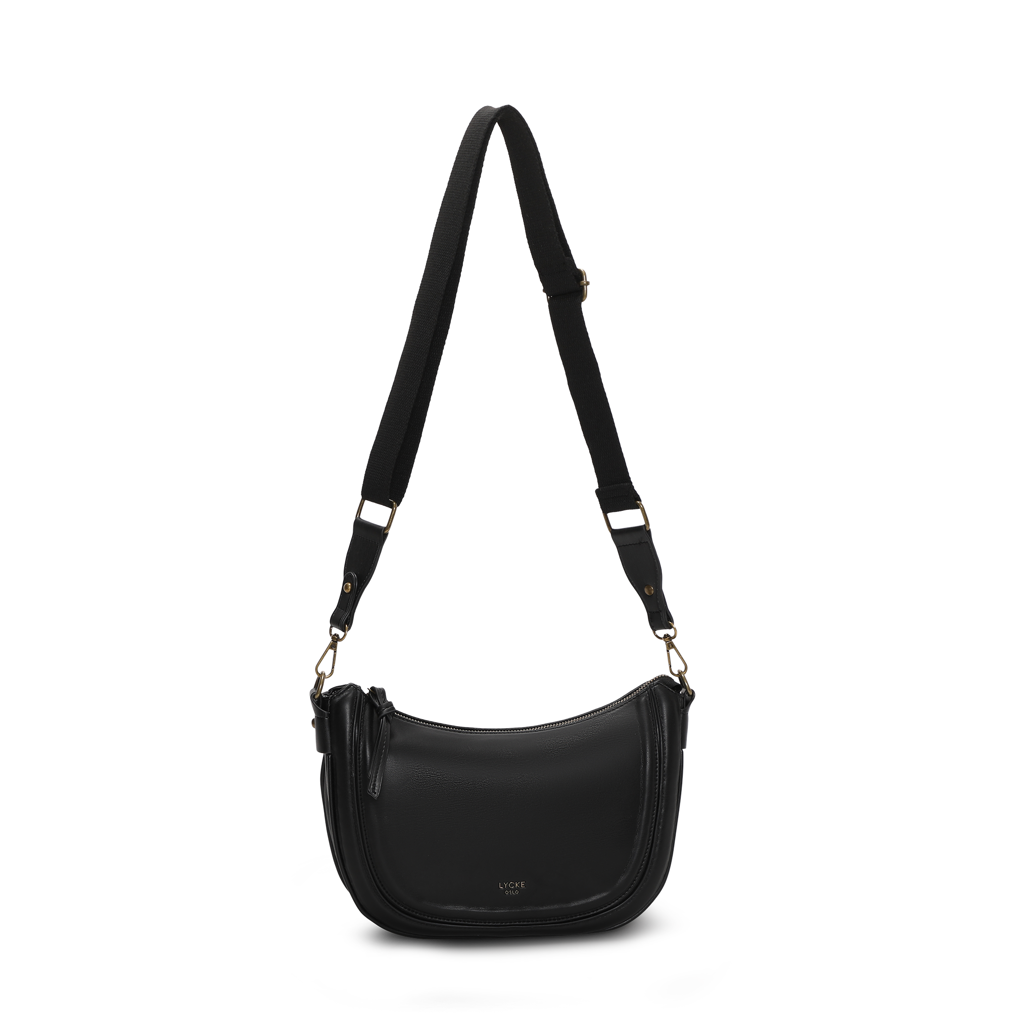 Crossbody-veske | Sort | Regulerbar reim | 8051303 Kongsberg