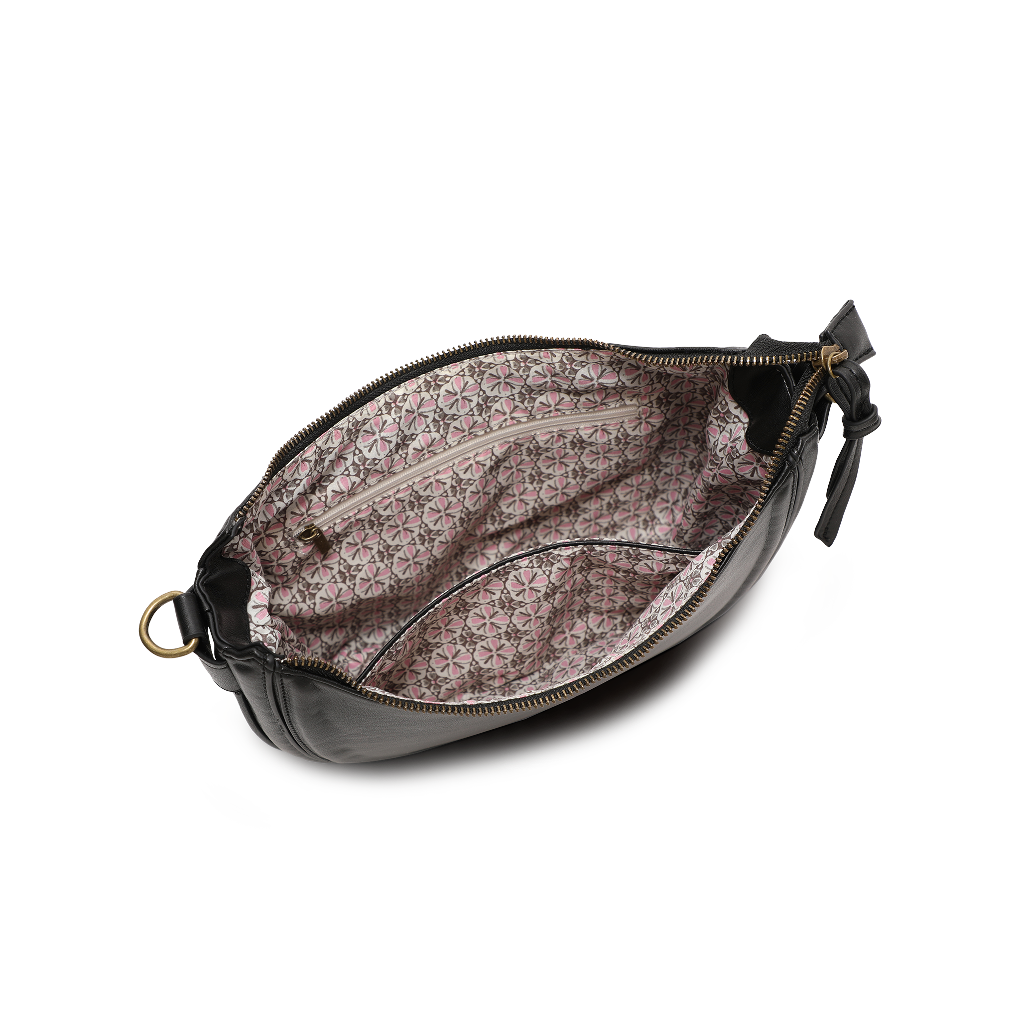 Crossbody-veske | Sort | Regulerbar reim | 8051303 Kongsberg