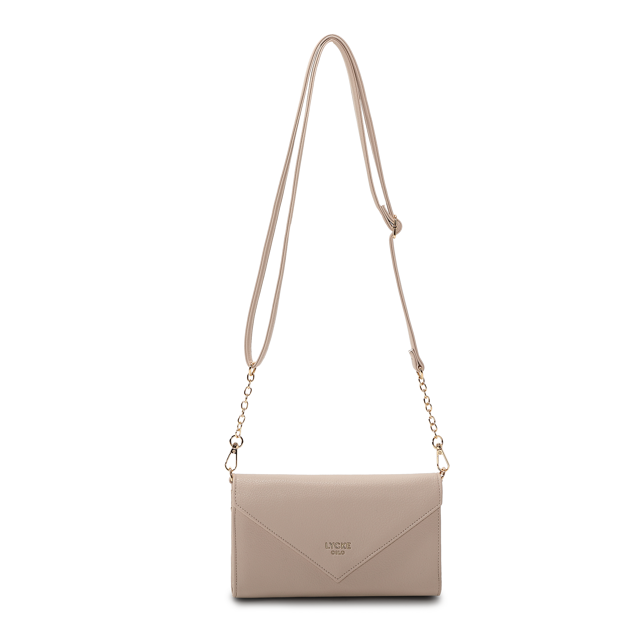 Klaffveske | Clutch | Beige | 8051350 Egersund