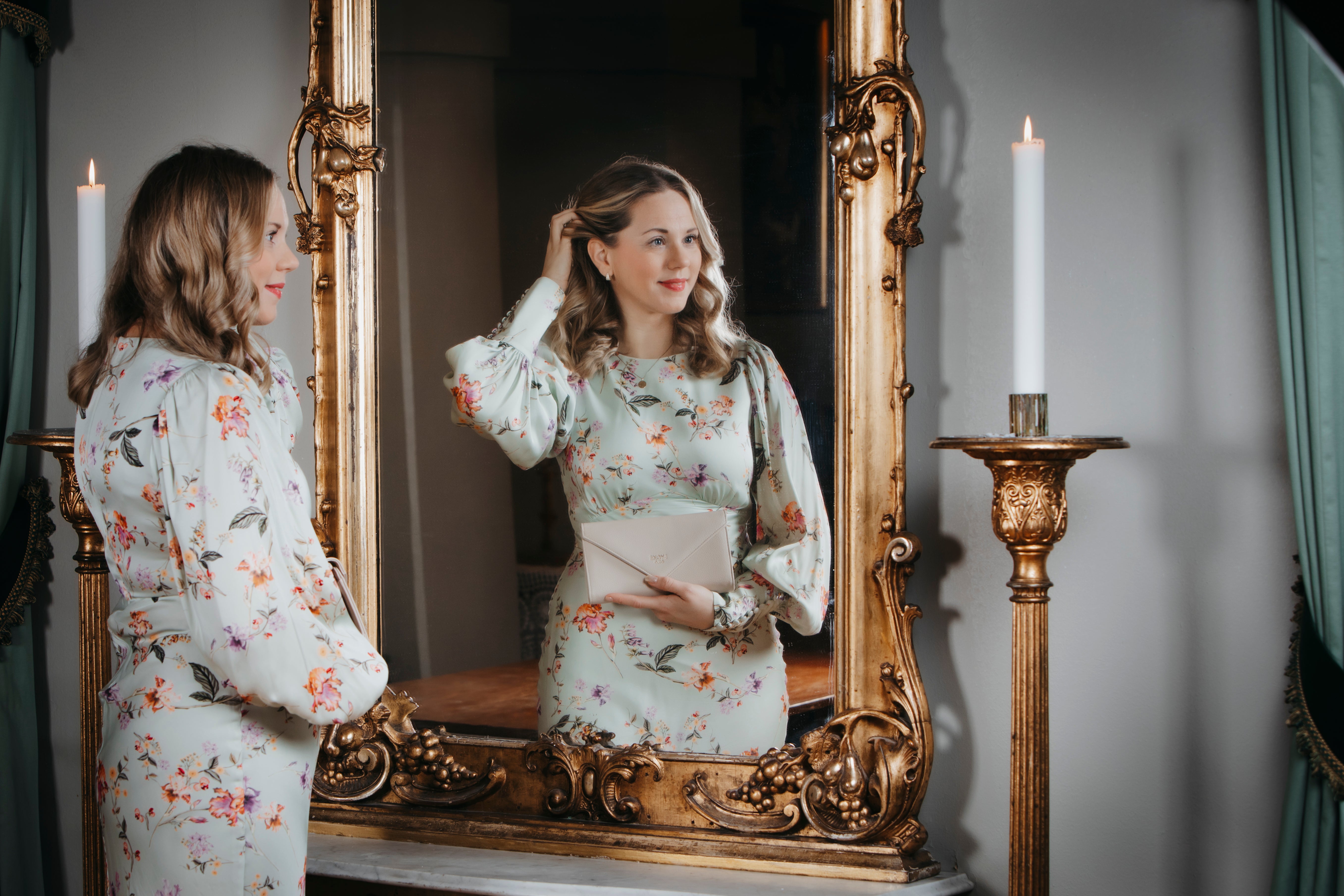 Klaffveske | Clutch | Beige | 8051350 Egersund