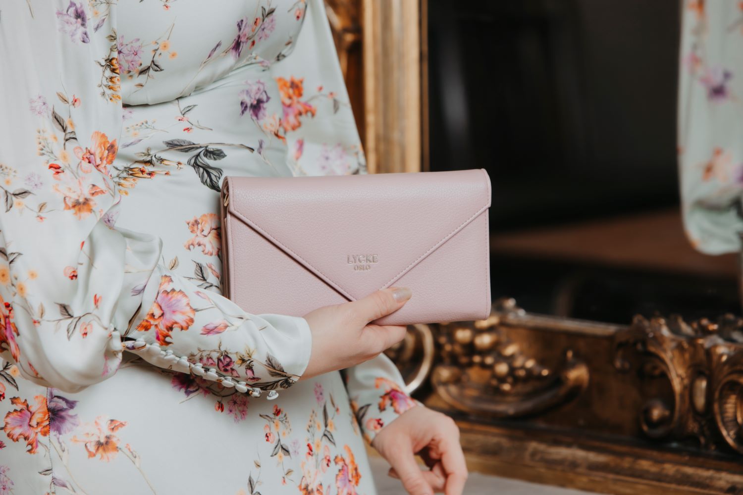 Klaffveske | Clutch | Rosa | 8051350 Egersund
