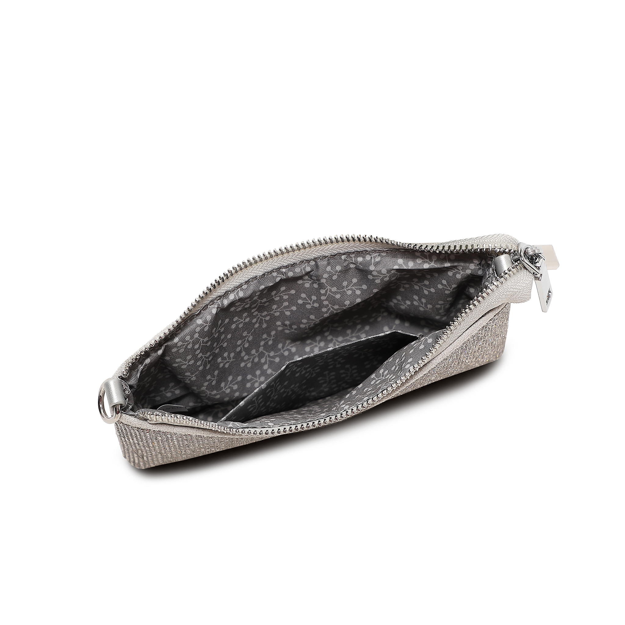 Clutch | Sølv | Selskapsveske | Langreim følger | 8051364