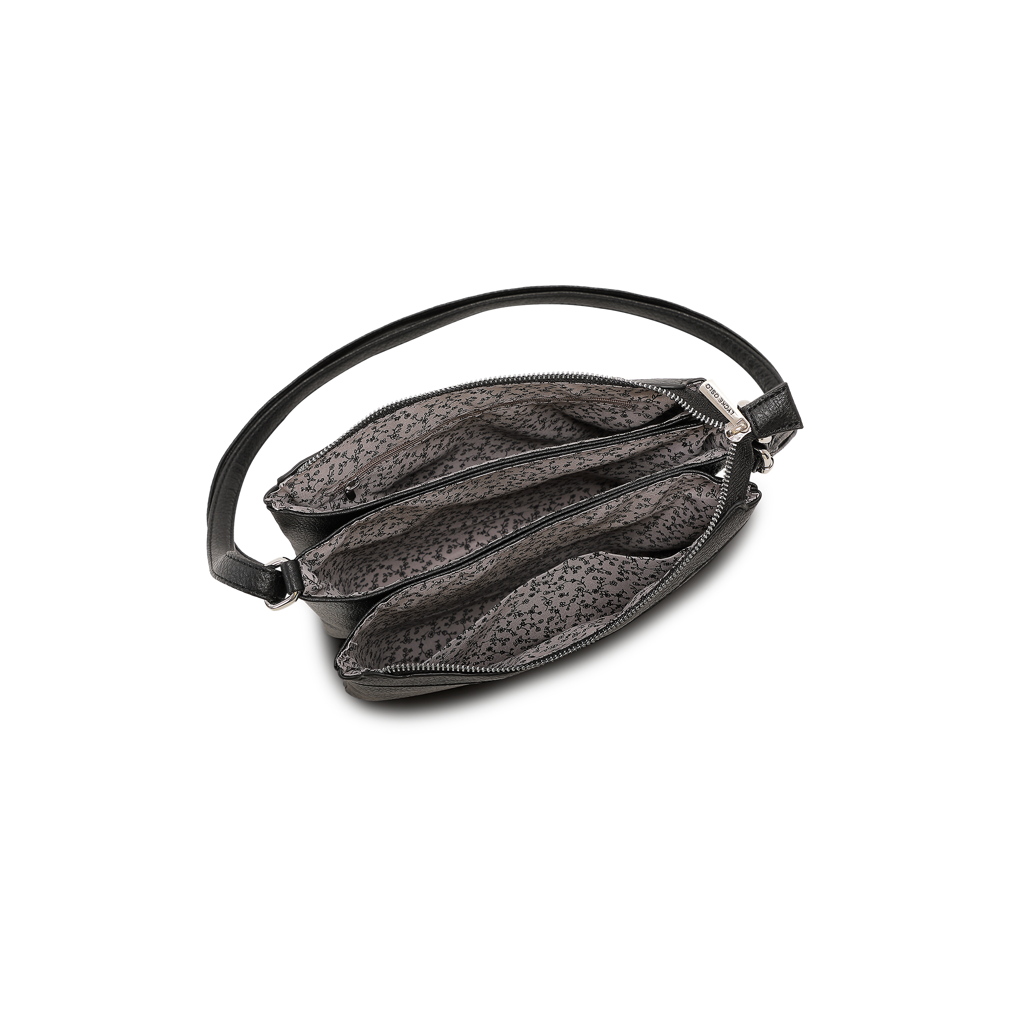 Nora Crossbody – Sort, Gode inndelinger