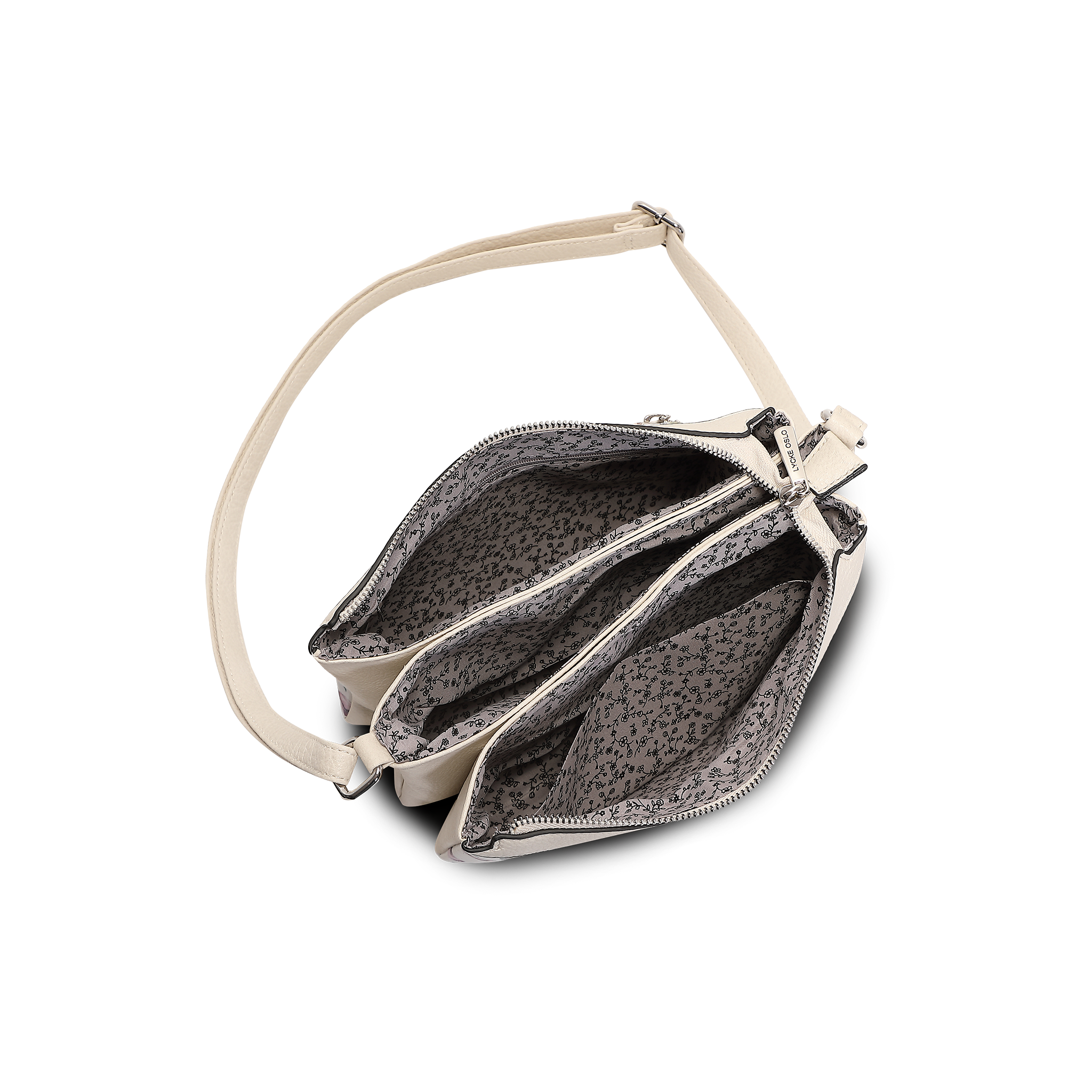 Nora Crossbody – Blomster, Gode inndelinger