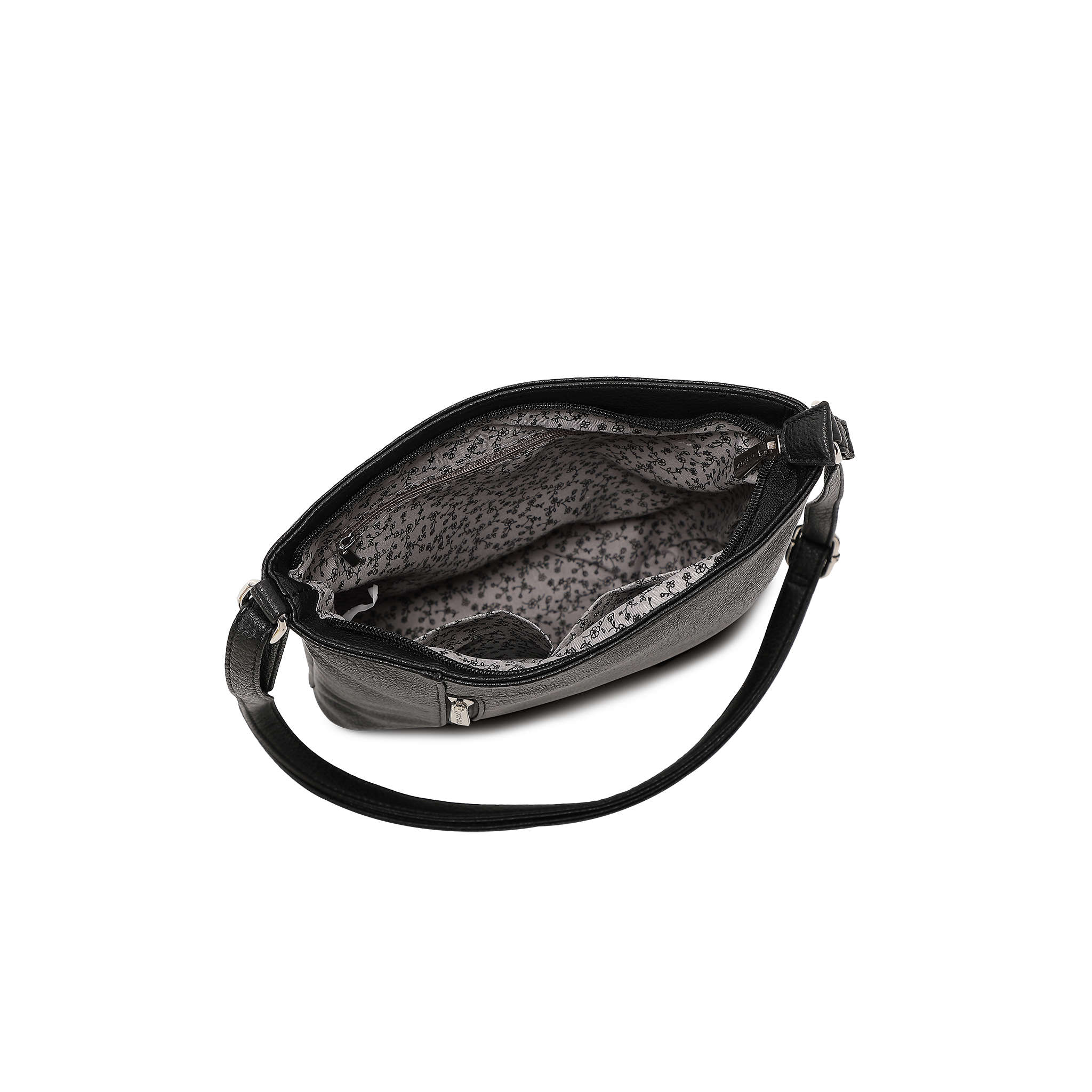 Nora Crossbody – Sort, Skinnimitasjon