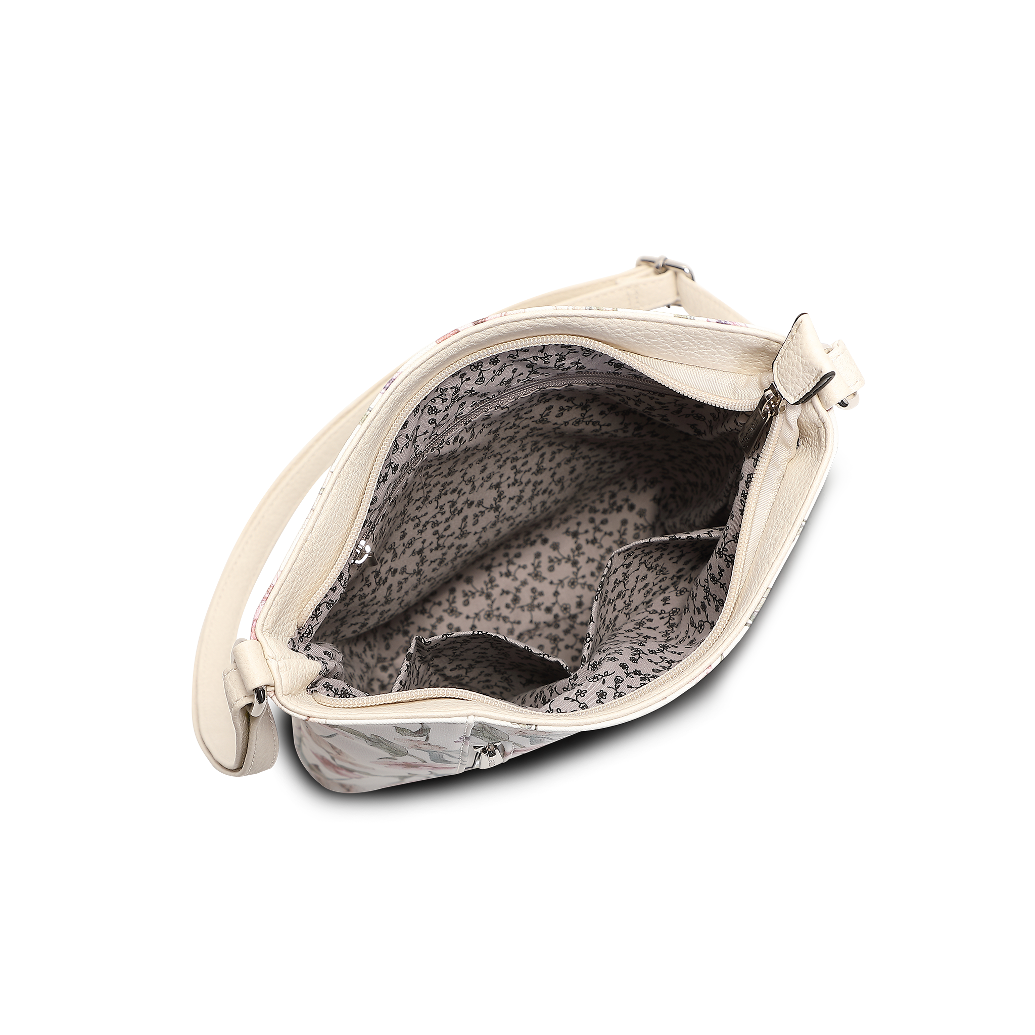Nora Crossbody – Blomster, Skinnimitasjon