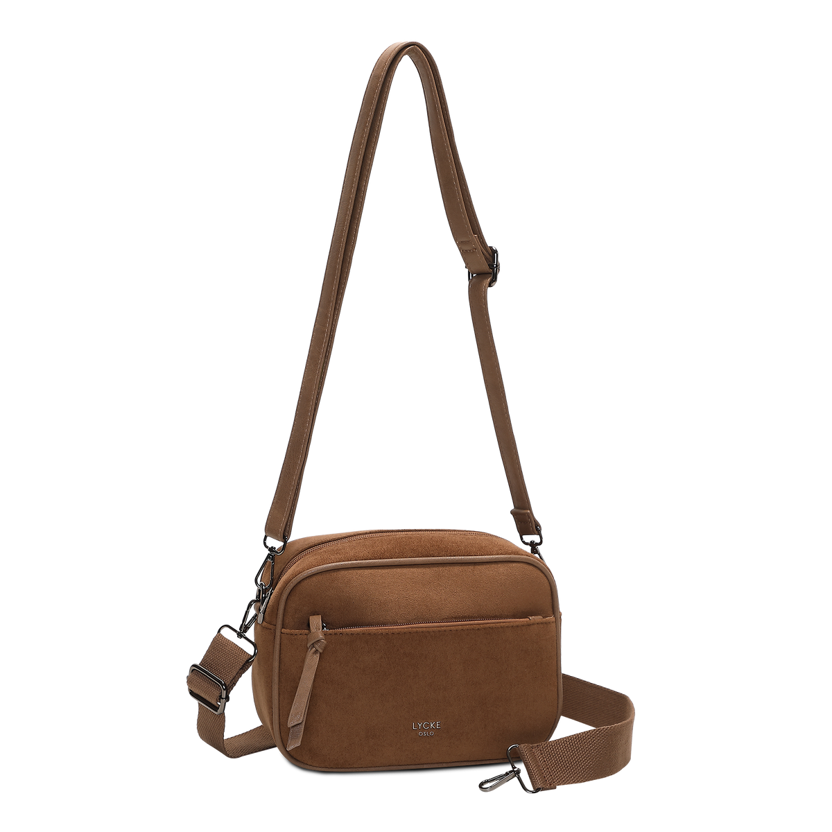 Carina crossbody-veske, Brun