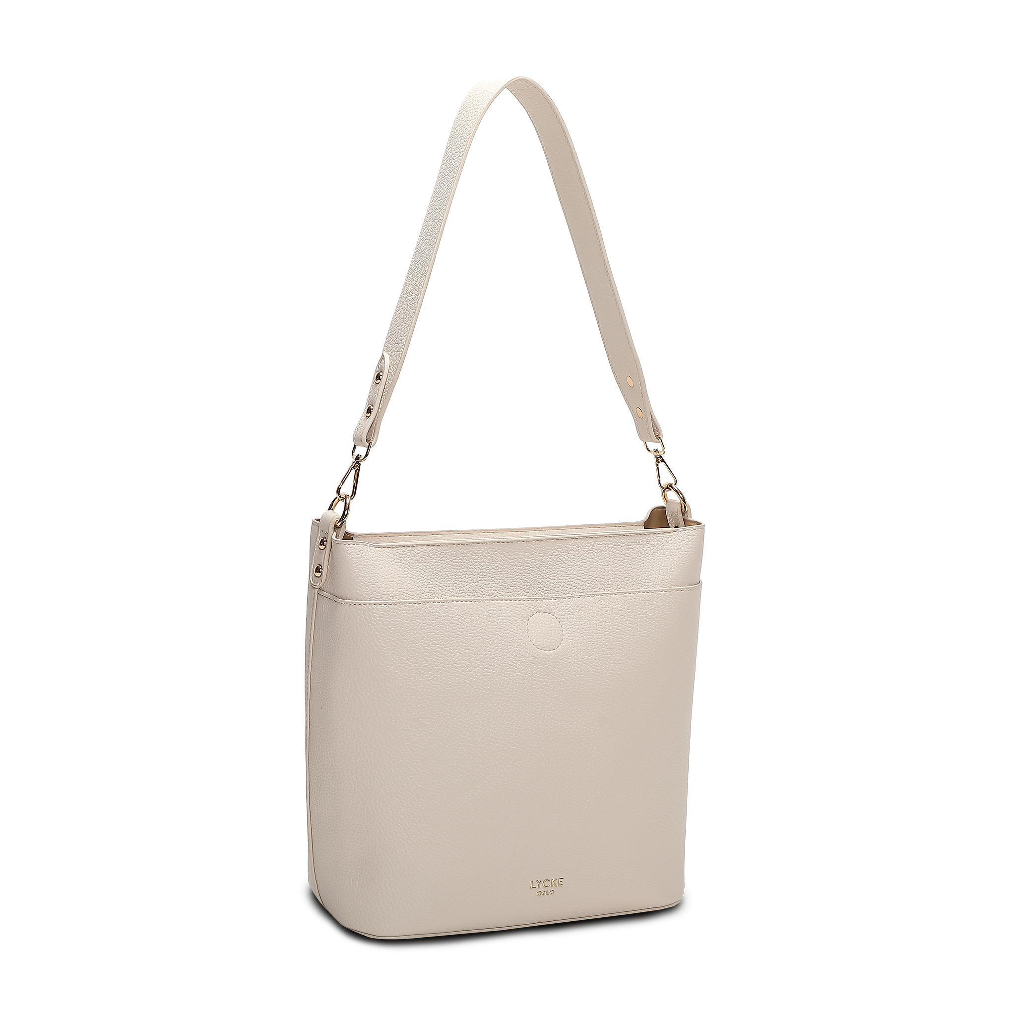 Bøtteveske | 2 i 1 | Beige | 8053204 Vera