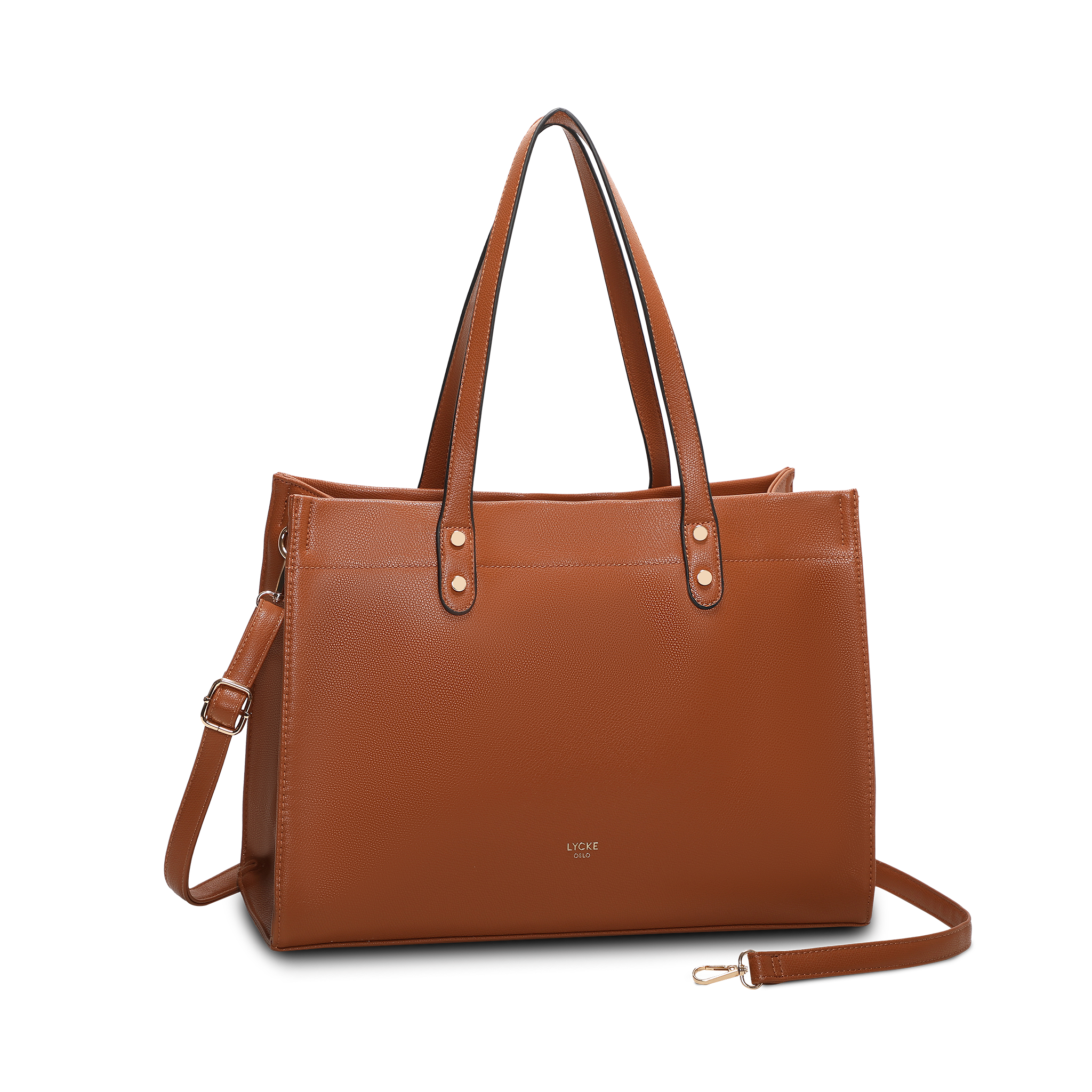 Lycke Oslo Sofia shopperveske Cognac
