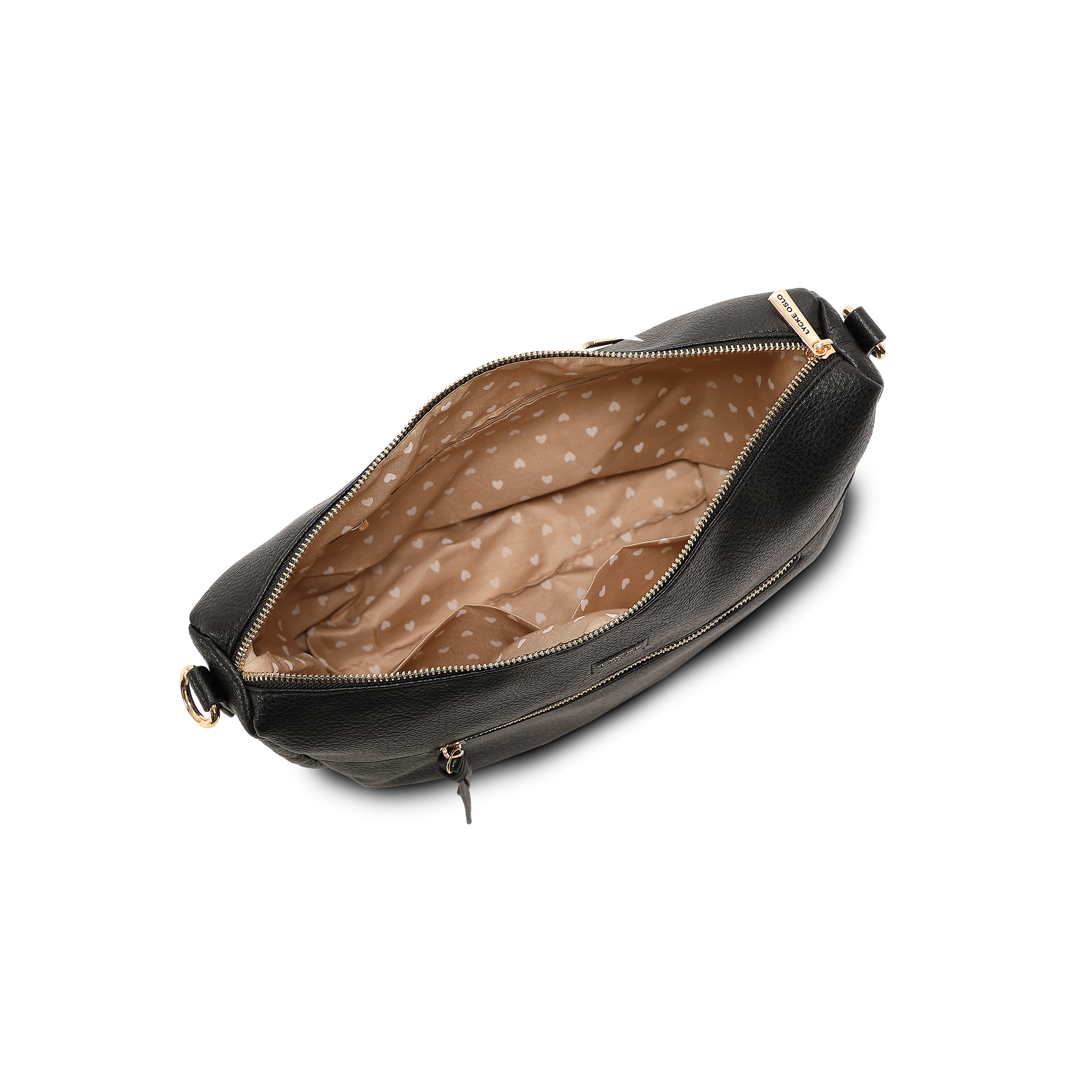 Crossbody Veske | Bred skulderrem | Sort | 8053212 Alma